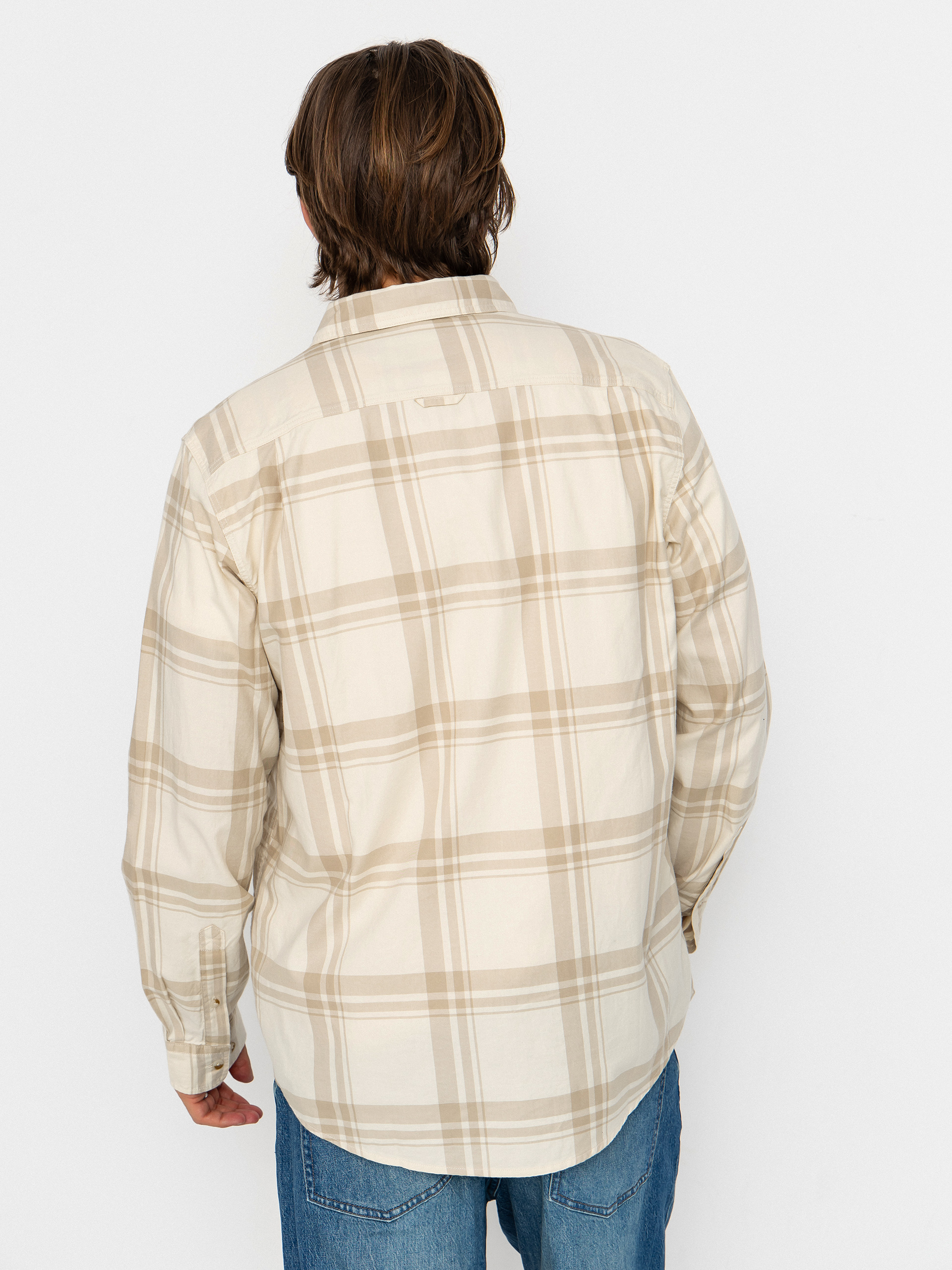 Cămașă Fjallraven Ovik Lite Flannel (chalk white/fossil)