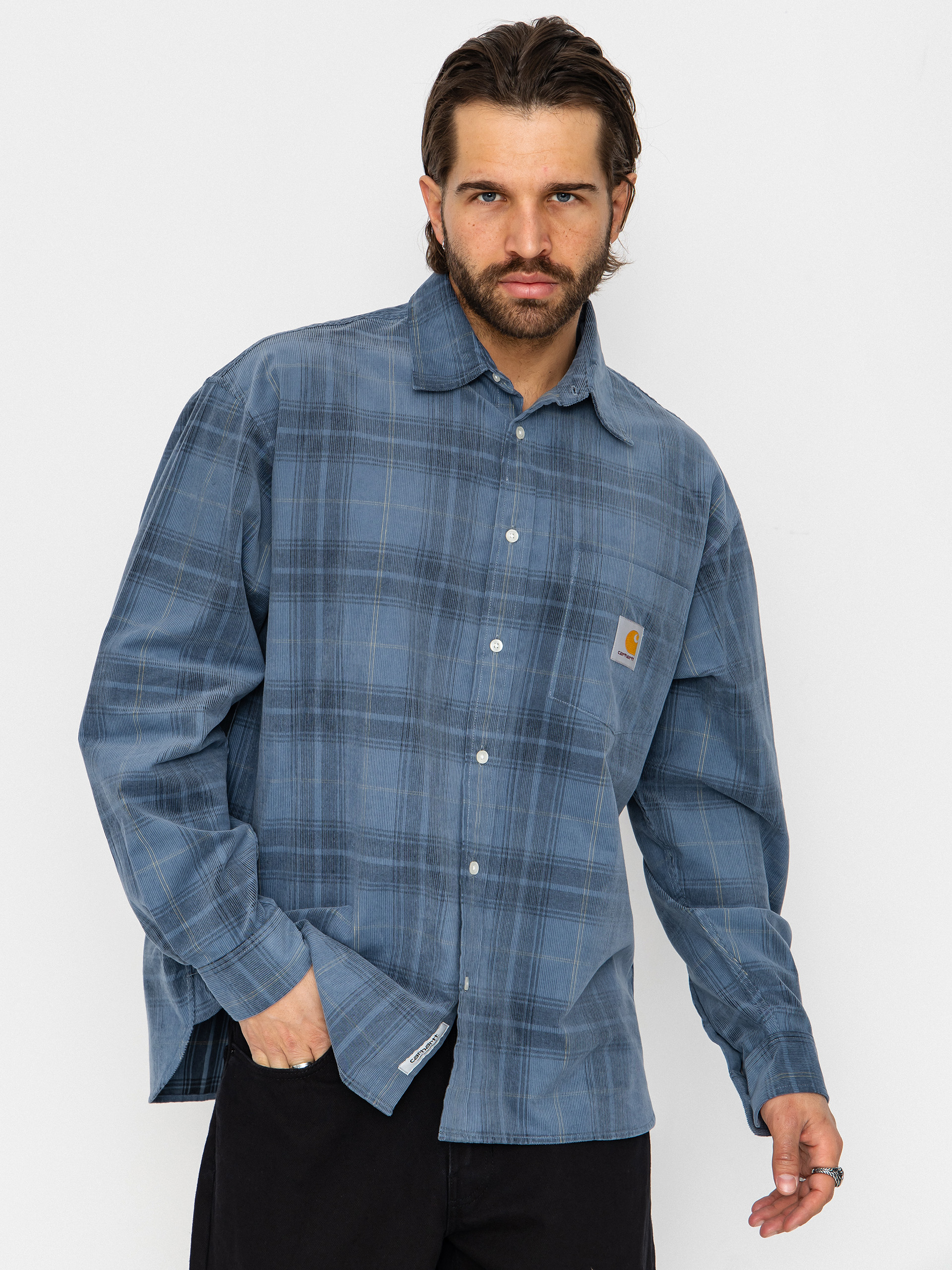 Cămașă Carhartt WIP Wilber (wilber check/velvet blue)