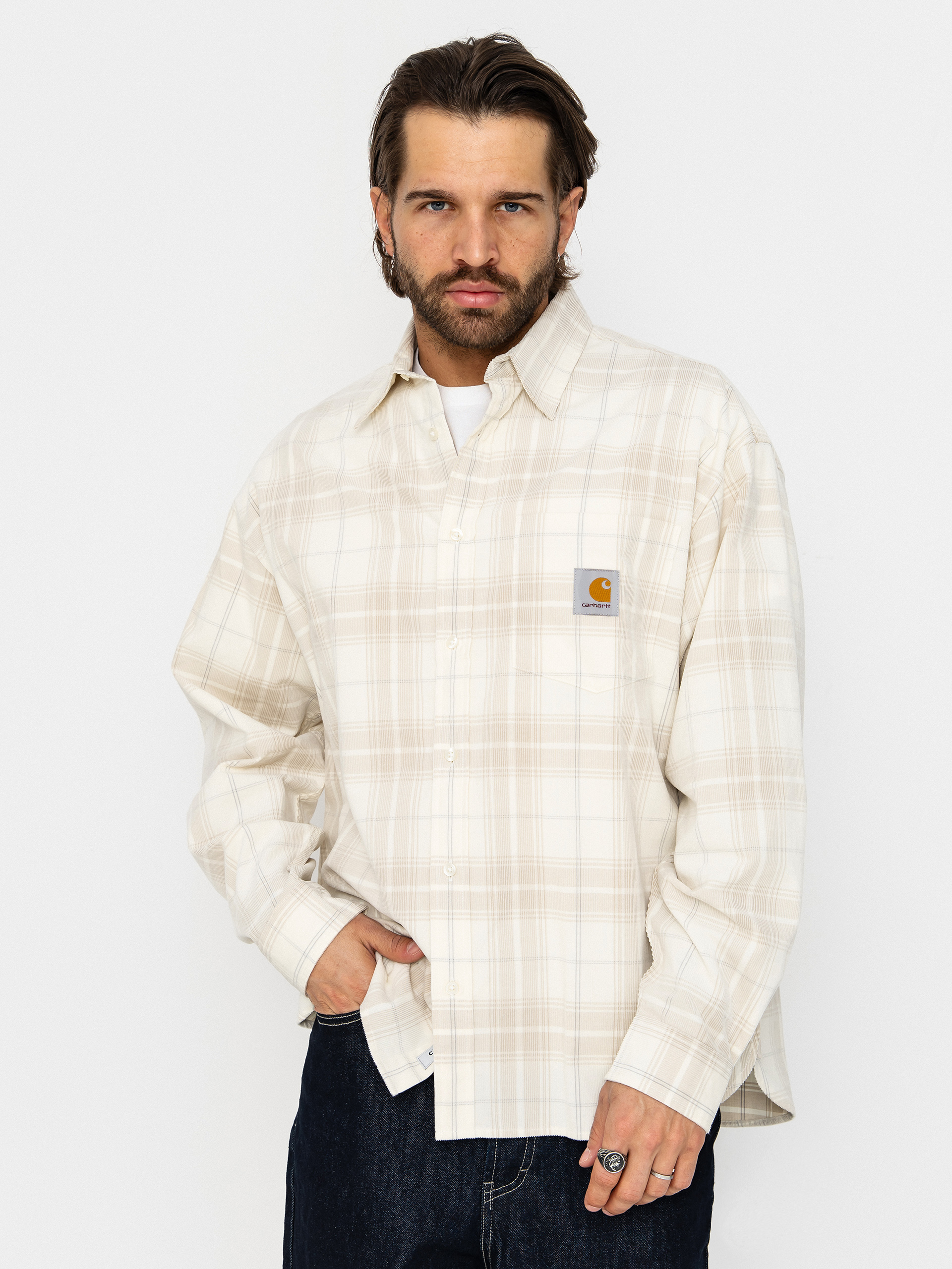 Cu0103mau0219u0103 Carhartt WIP Wilber (wilber check/natural)