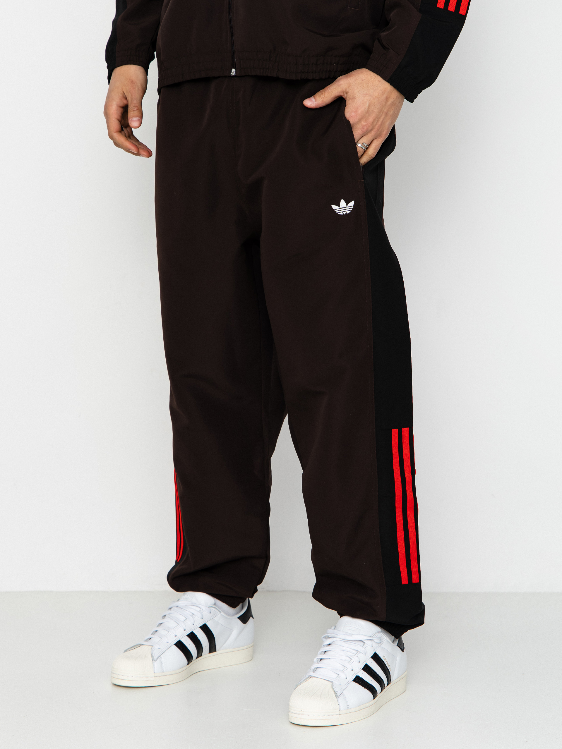 Pantaloni adidas Gatsele Trk (white/black)