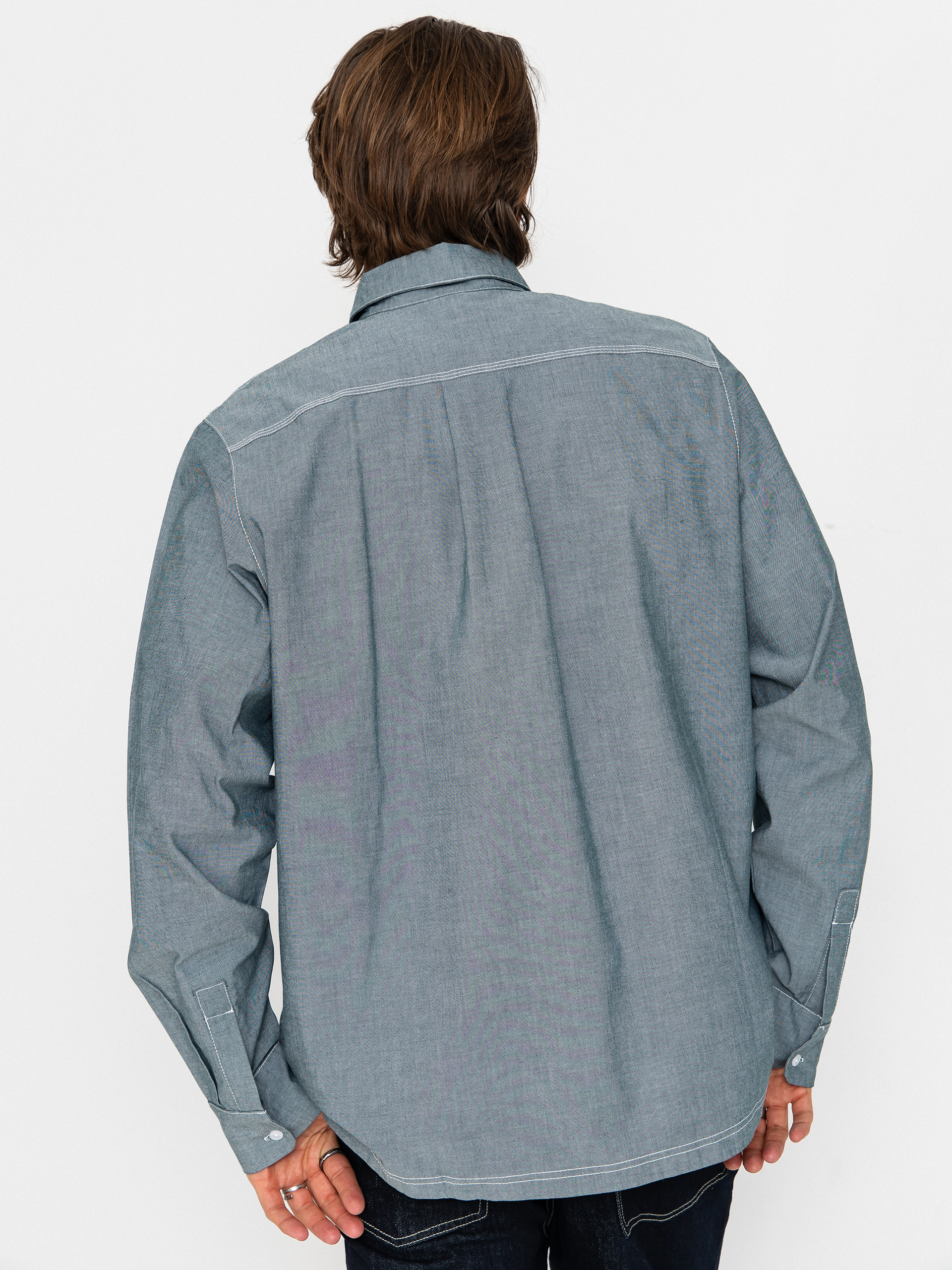 Cămașă adidas Gonz Button (aurivy/white)