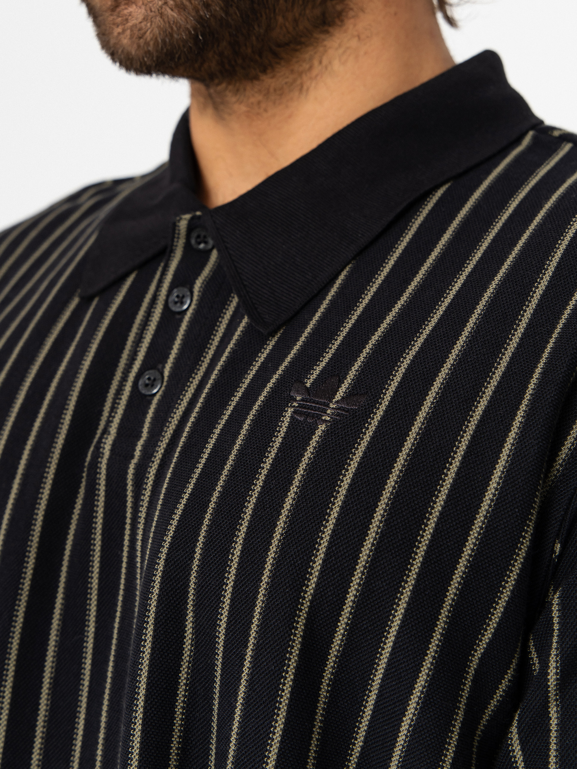 Tricou polo adidas Sk Og Jers (black/olistr)