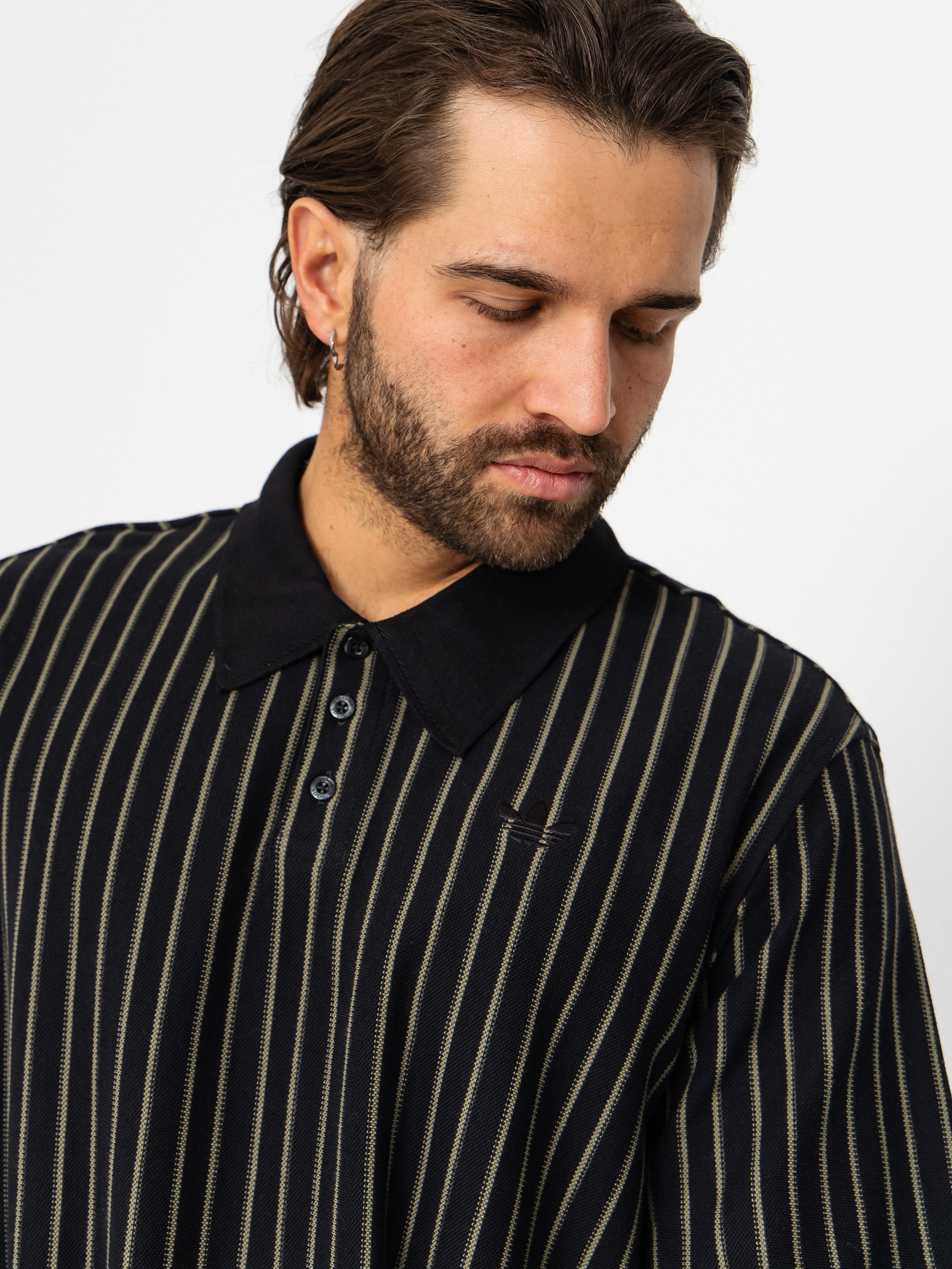 Tricou polo adidas Sk Og Jers (black/olistr)