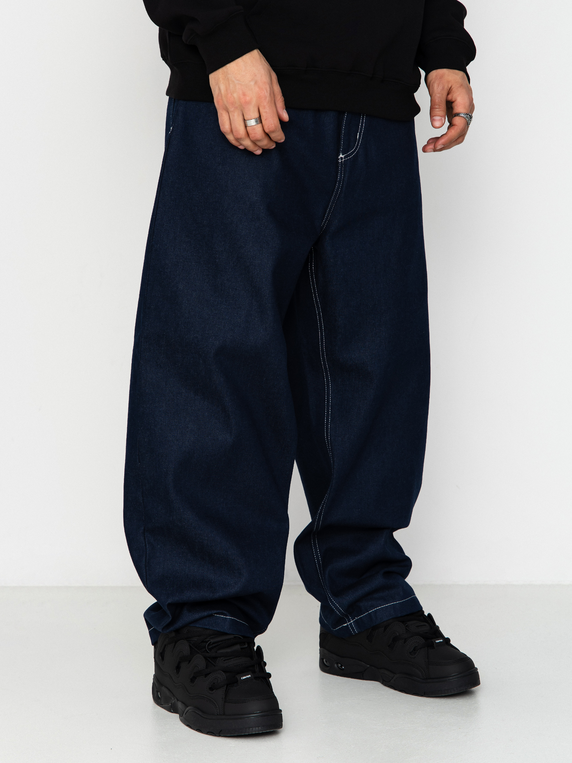 Pantaloni Carhartt WIP Brandon (blue rigrid)