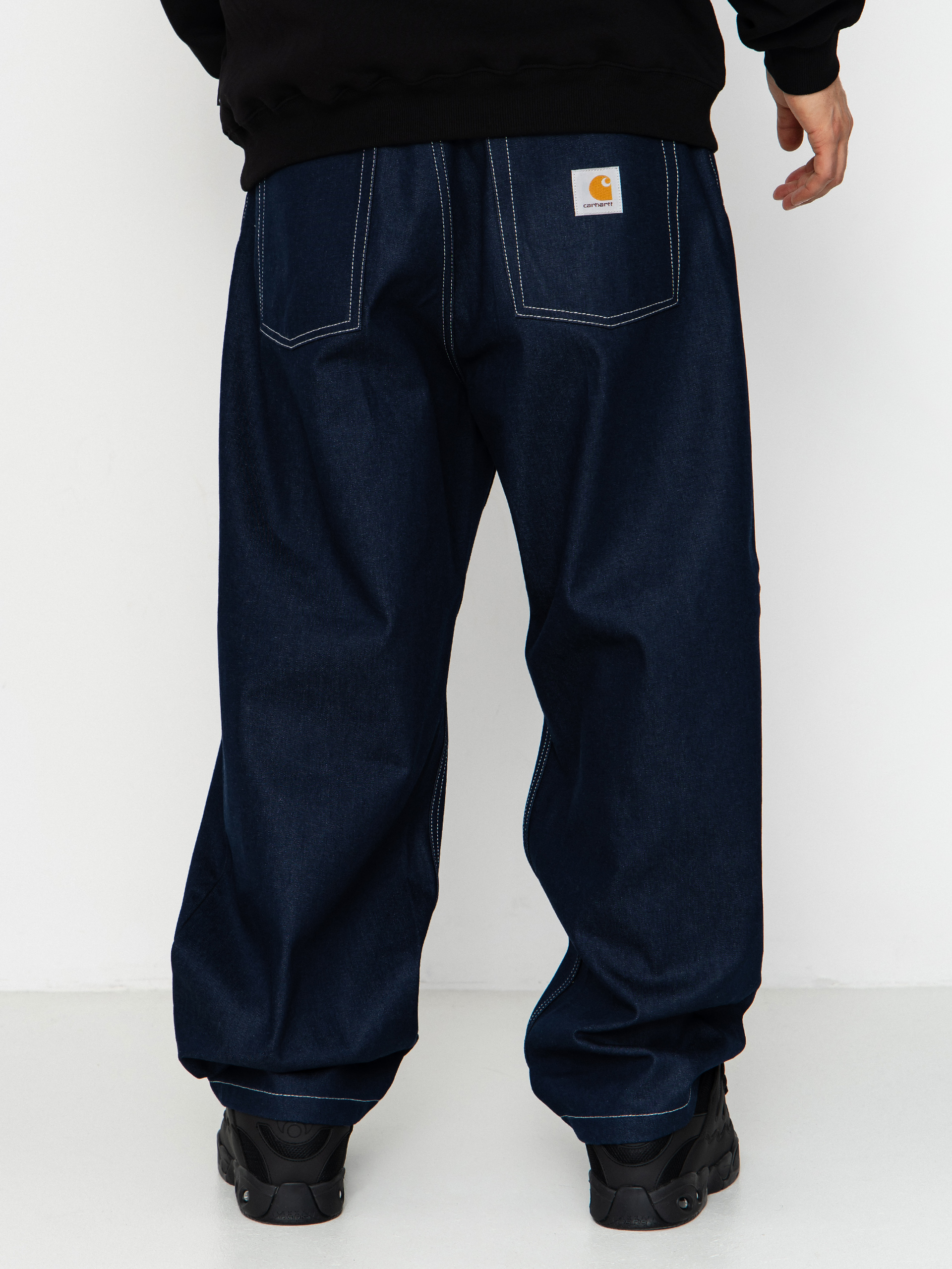 Pantaloni Carhartt WIP Brandon (blue rigrid)