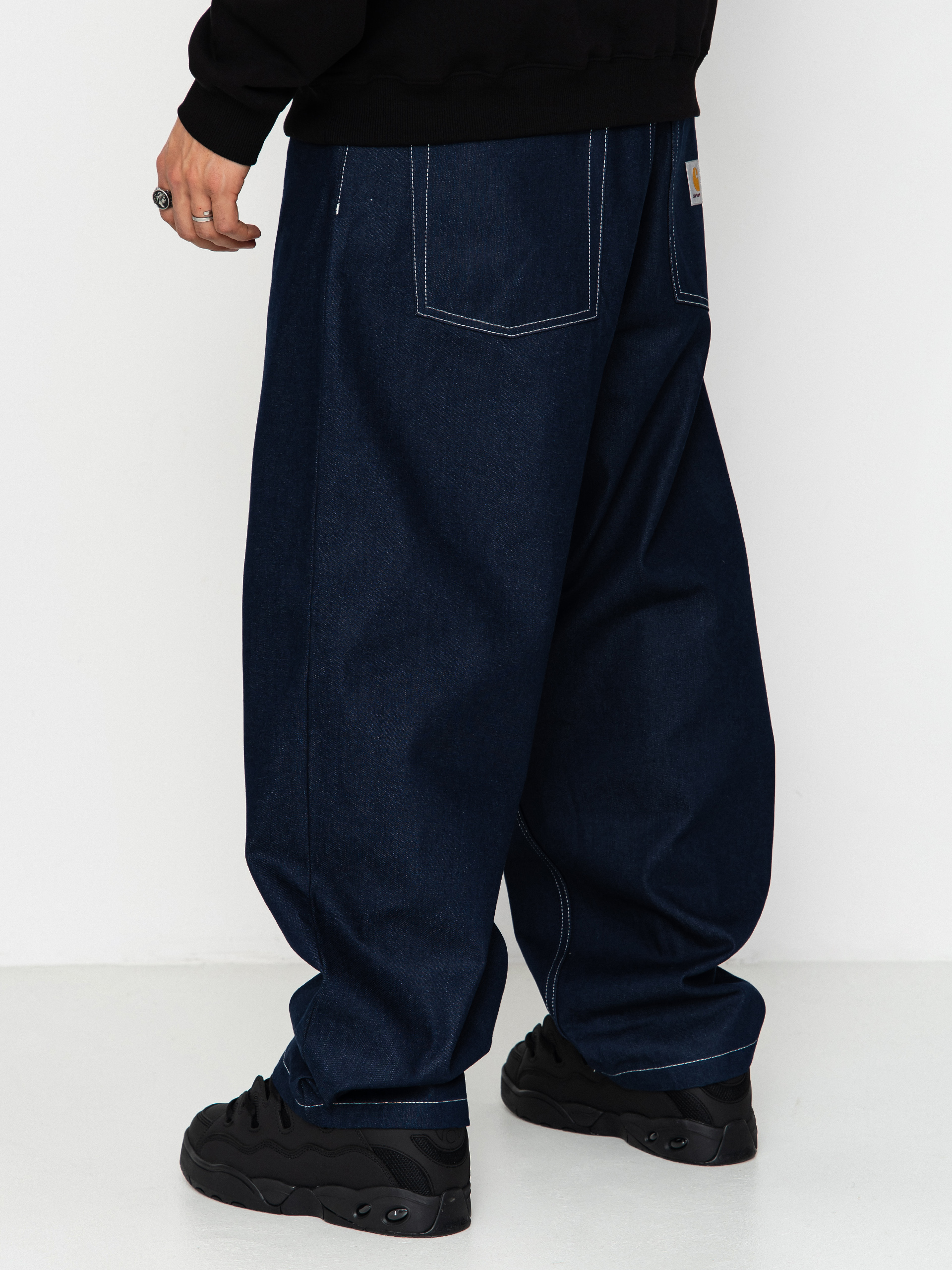 Pantaloni Carhartt WIP Brandon (blue rigrid)