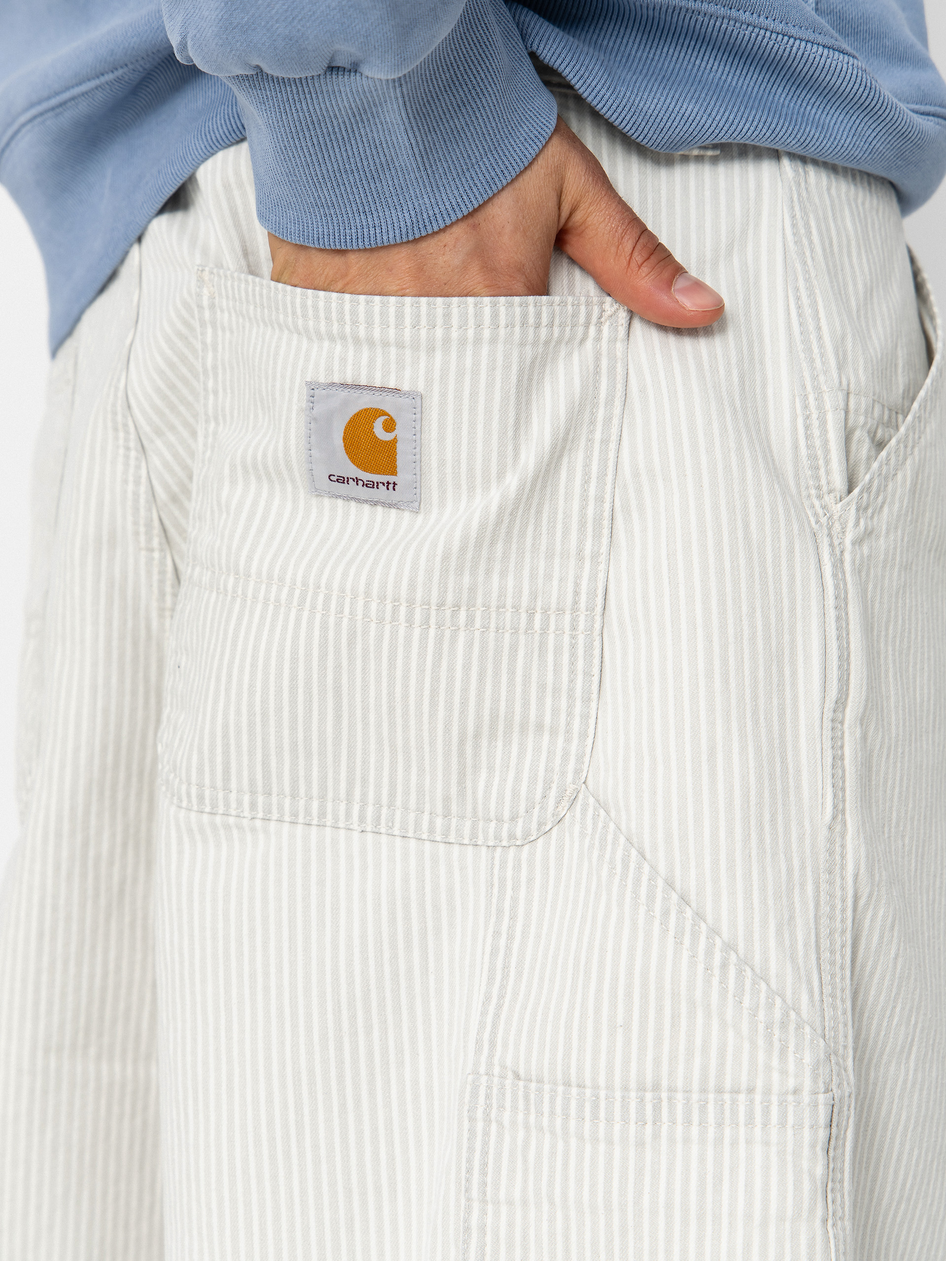 Pantaloni Carhartt WIP Mercer Single Knee (mercer stripe/graphite/wax)