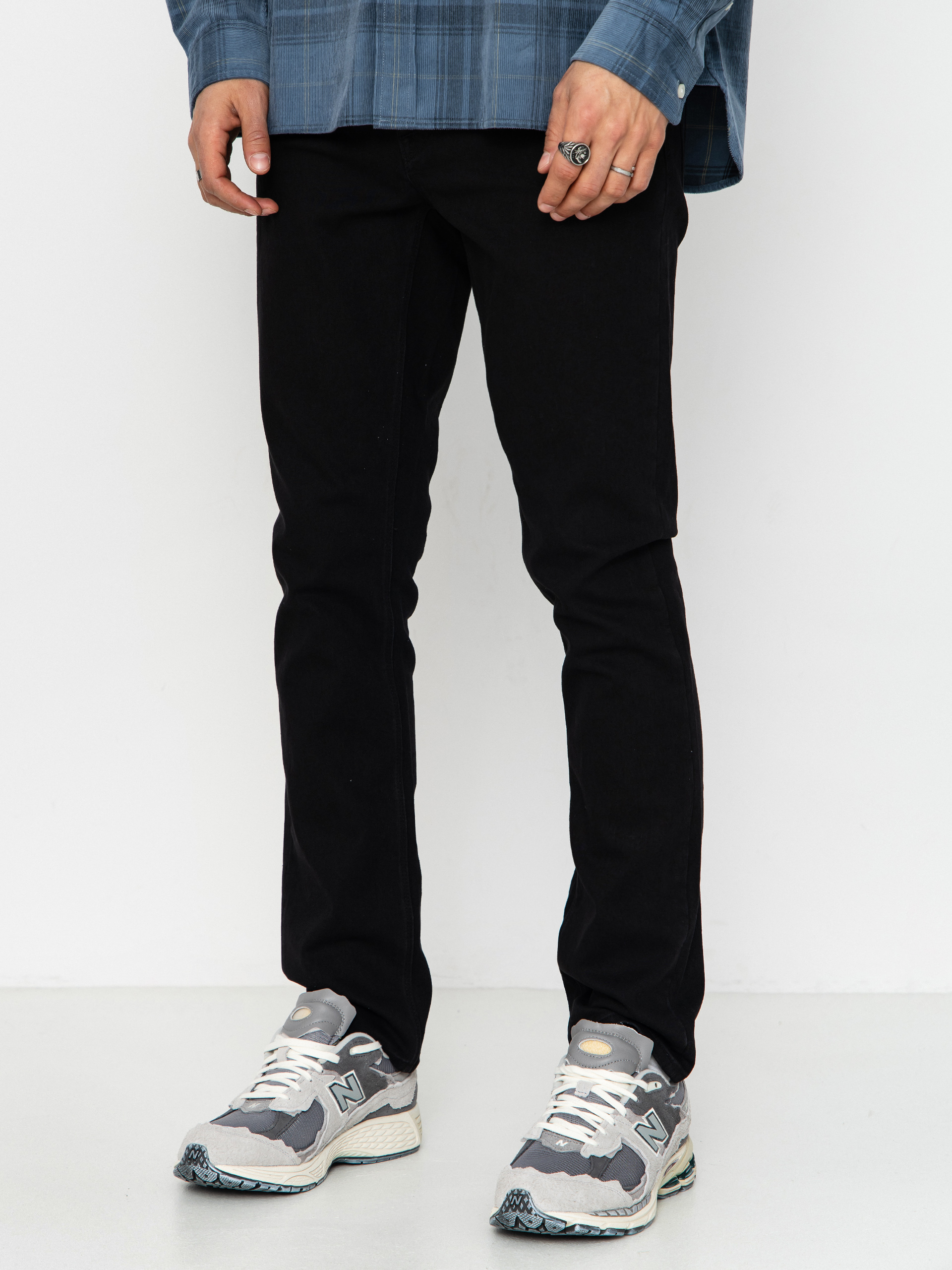 Pantaloni RipNDip Pretty Flacko Extra Wide Leg - negru (black