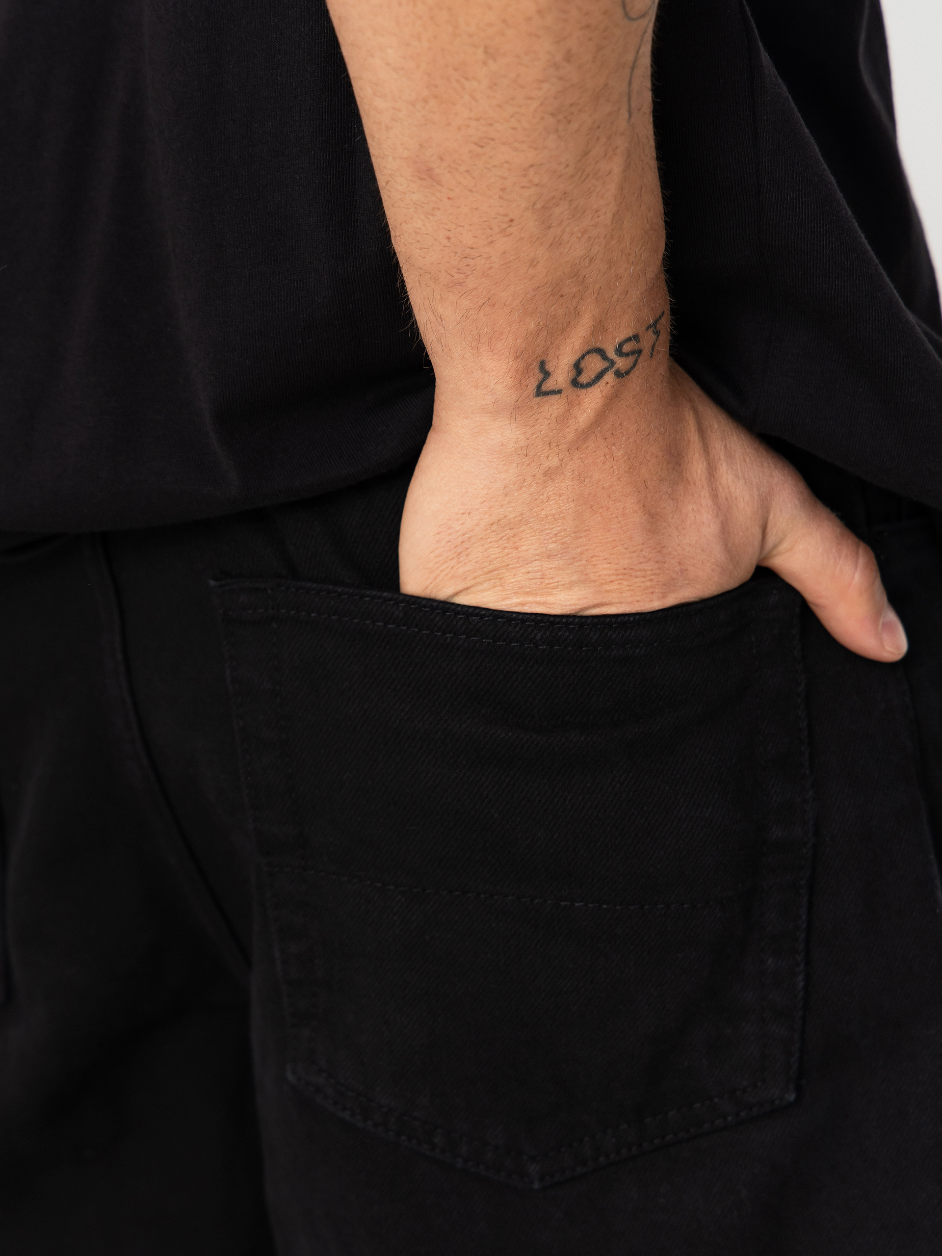 Pantaloni Vans Check 5 Loose Denim (black)