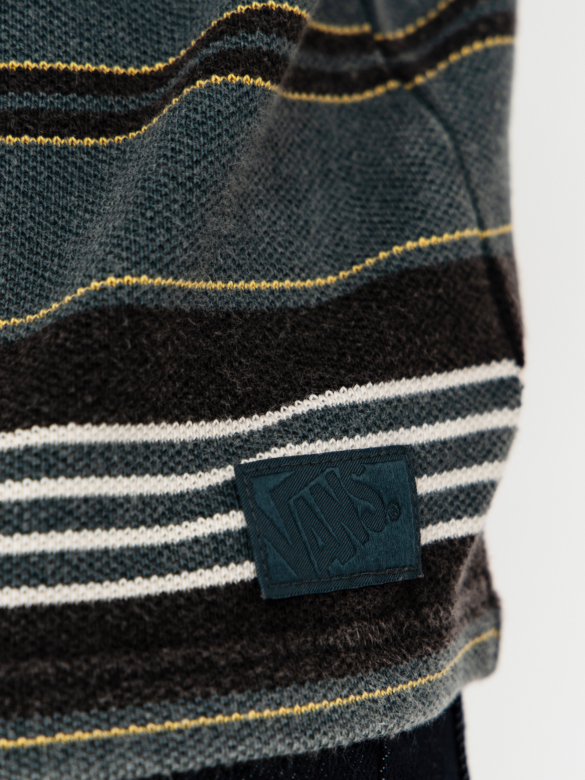 Tricou Vans Lx Pique Stripe Knit (mystic moss)