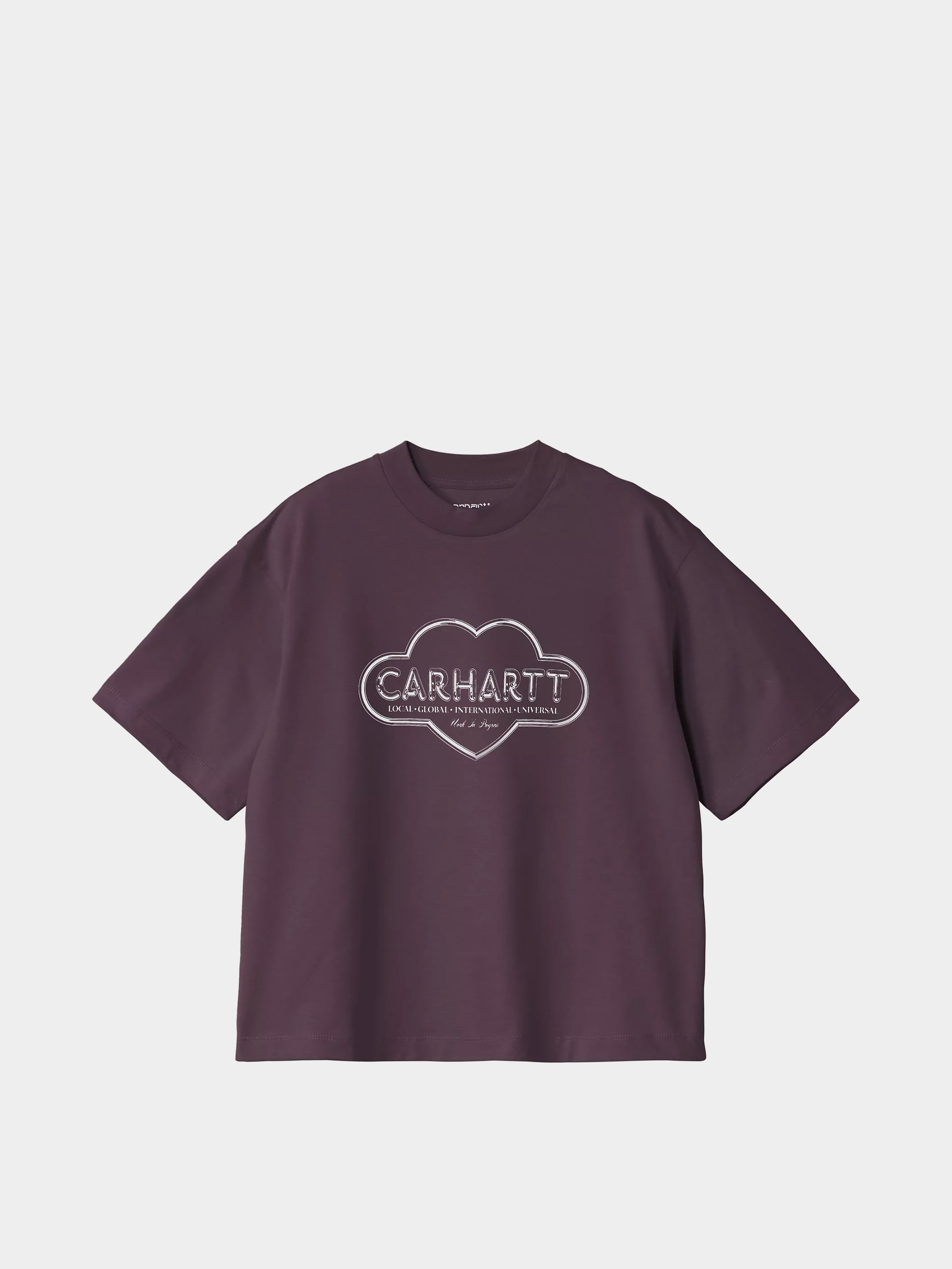 Tricou Carhartt WIP Cloud Heart Wmn (cozy purple)