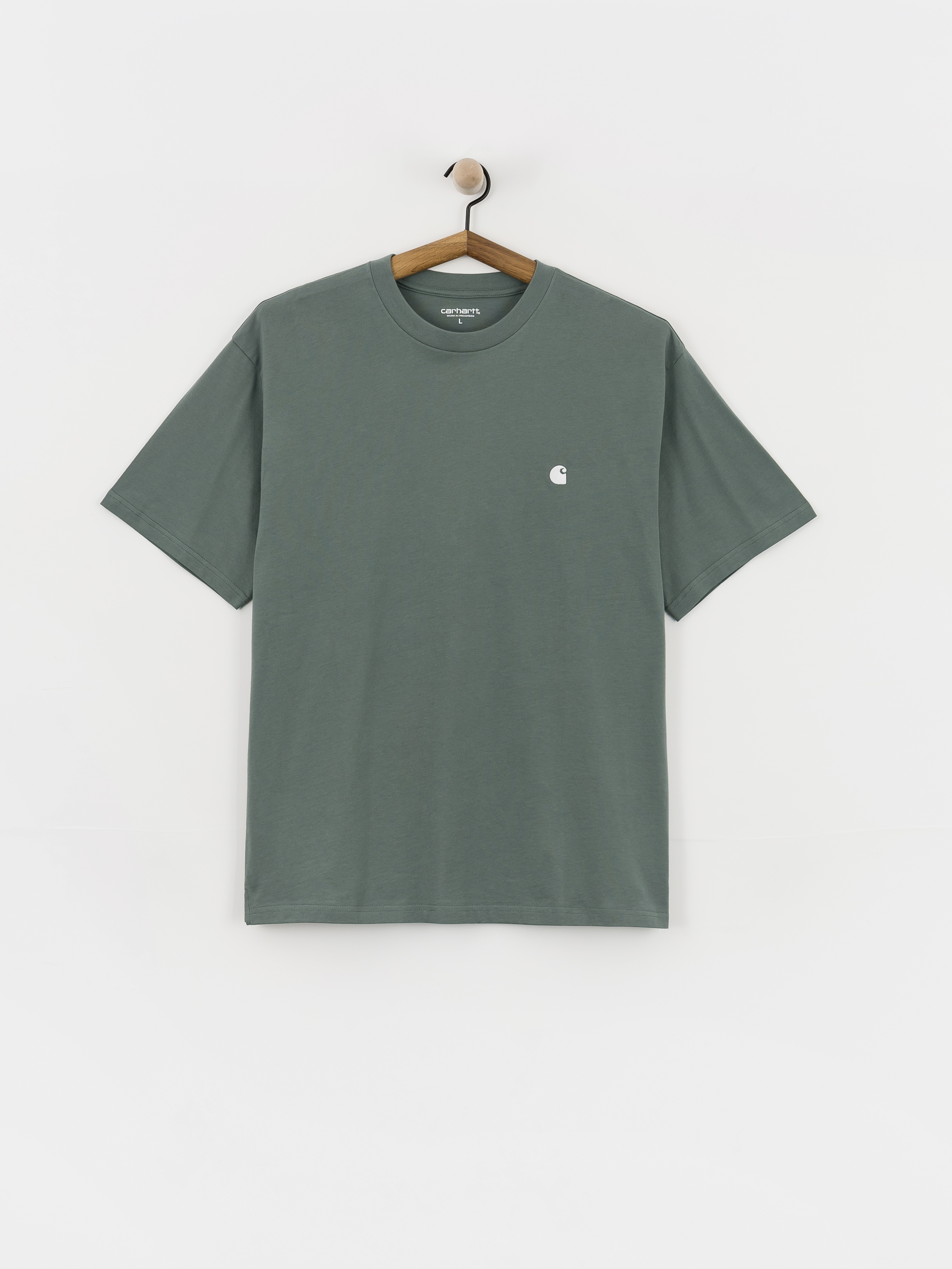 Tricou Carhartt WIP Madison (velvet green/white)