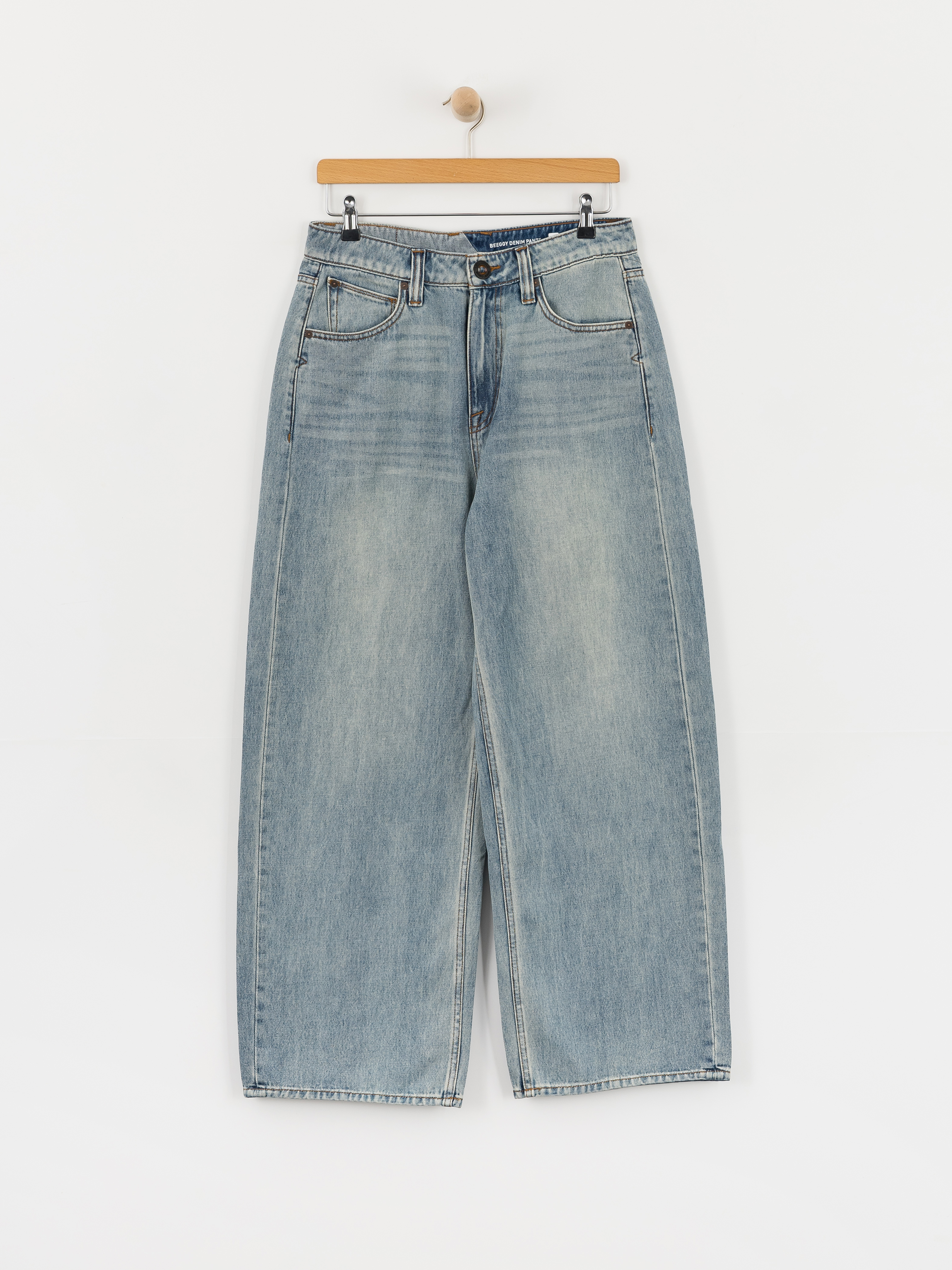 Pantaloni Volcom Beeggys Wmn (dusty blue wash)