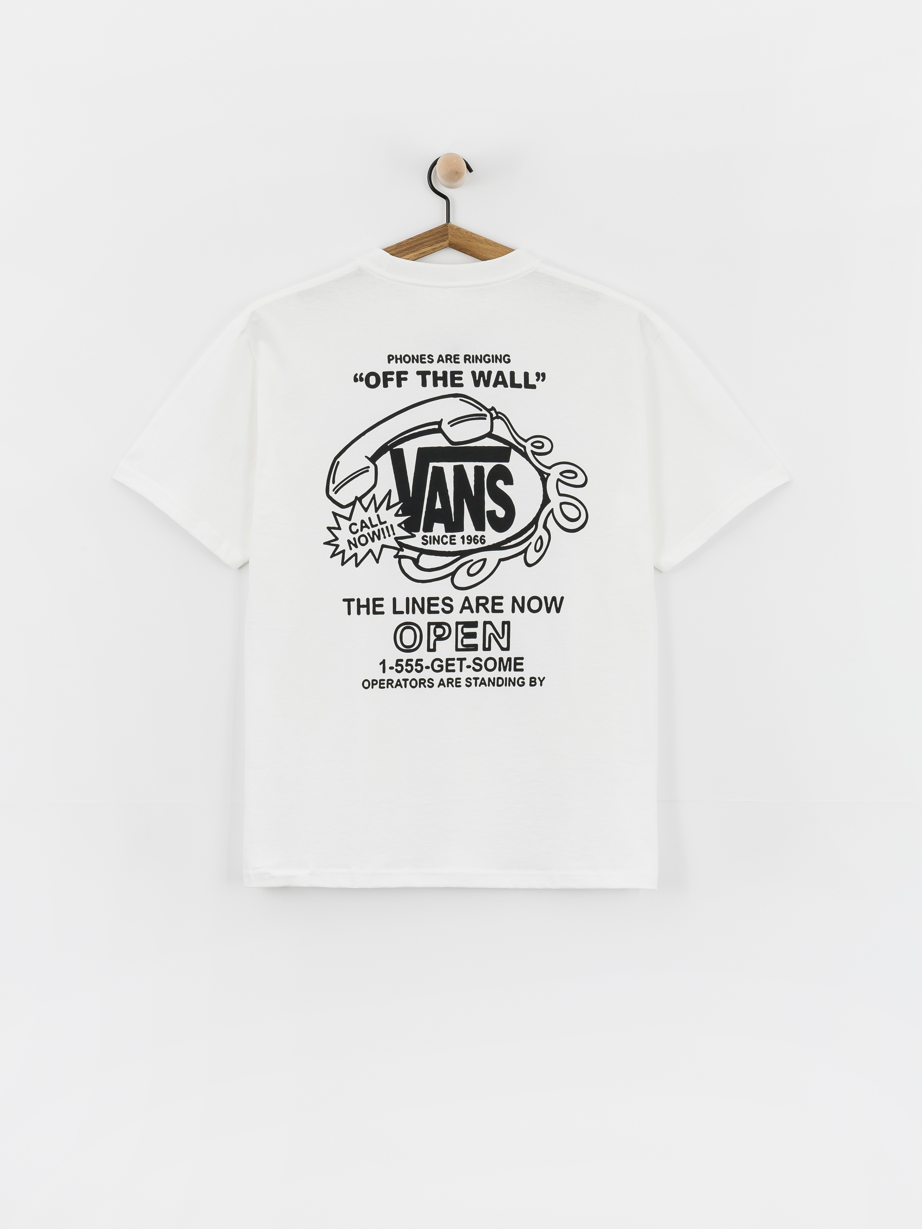 Tricou Vans Hot Lines - alb (white)