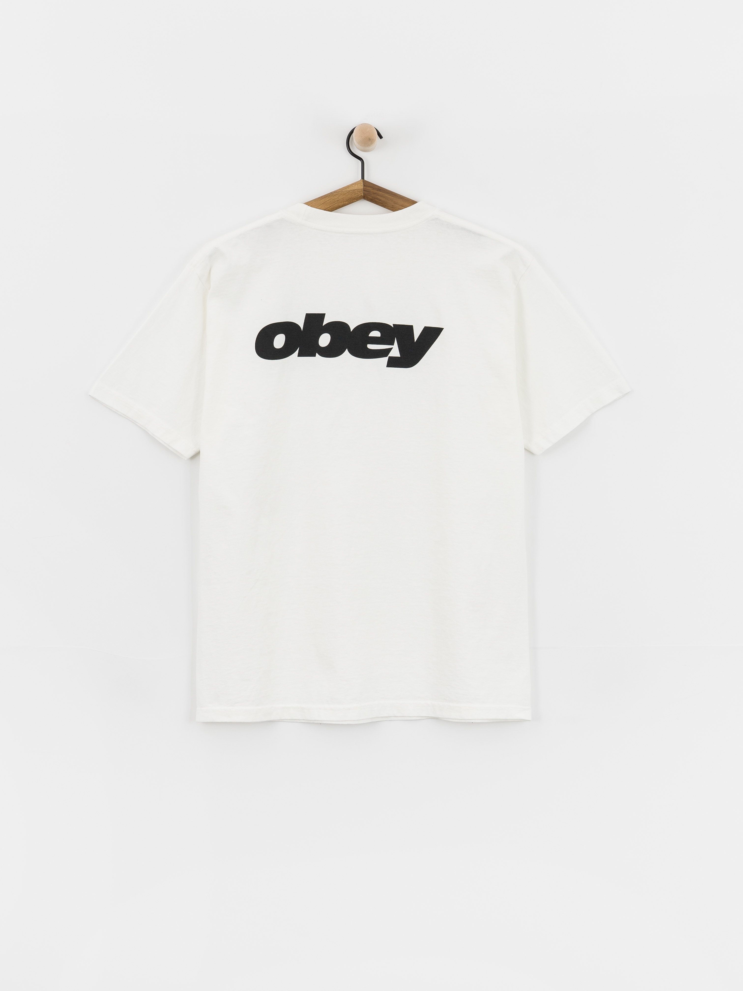 Tricou OBEY Bounce (pigment vintage white)