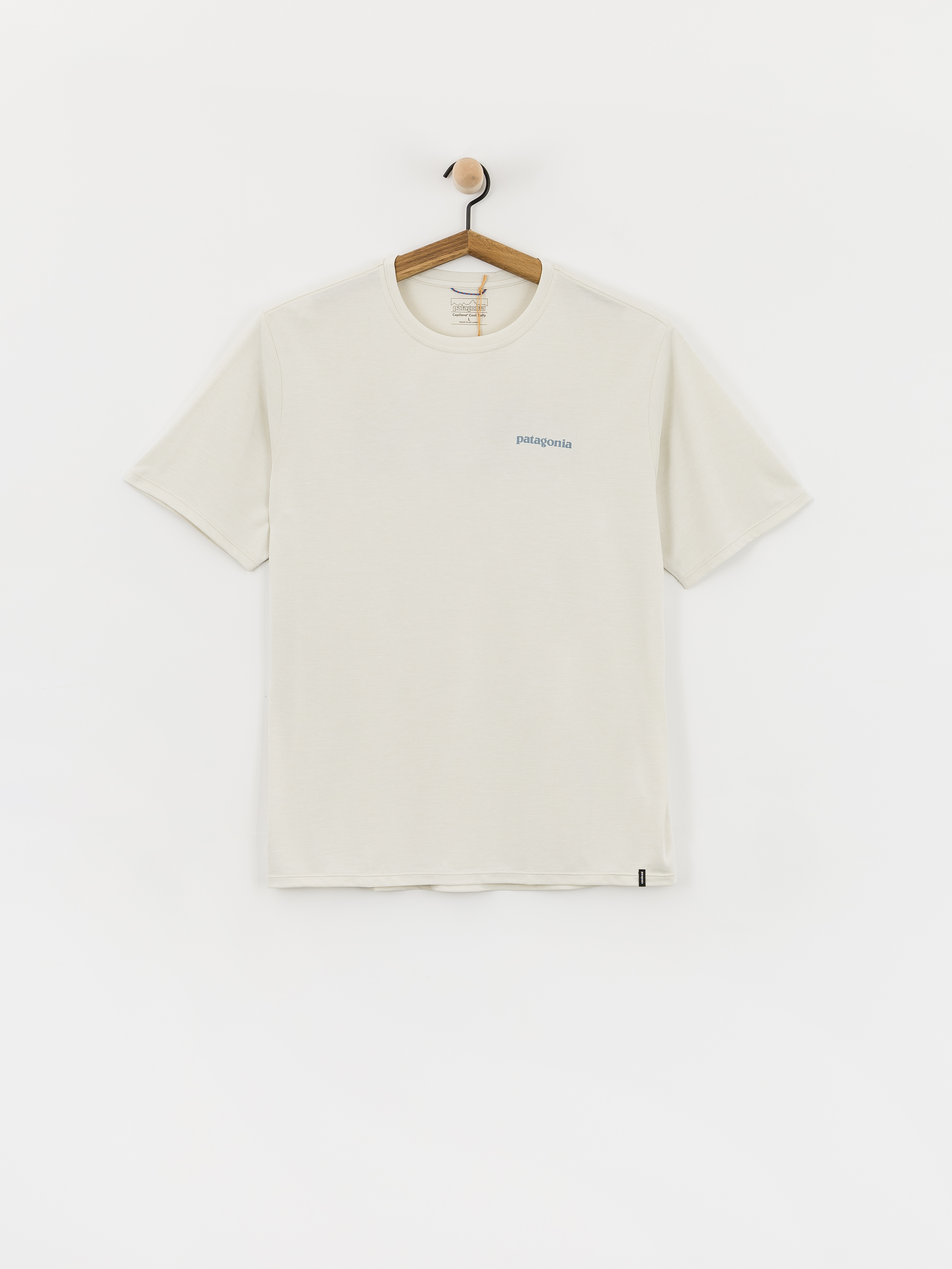 Tricou Patagonia Capilene Cool Boardshort Logo (dyno white)