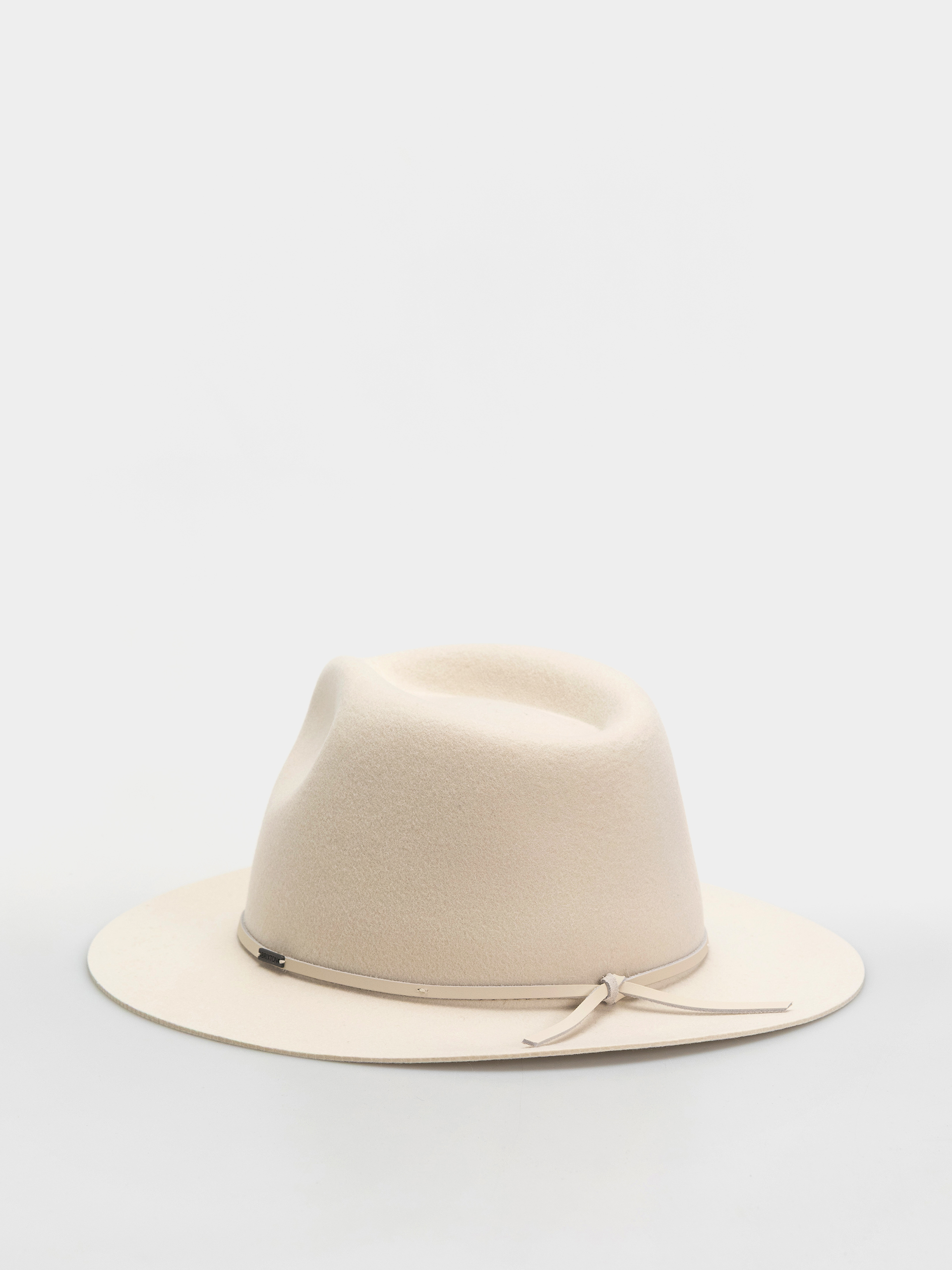 Pălărie Brixton Wesley Fedora (off white)