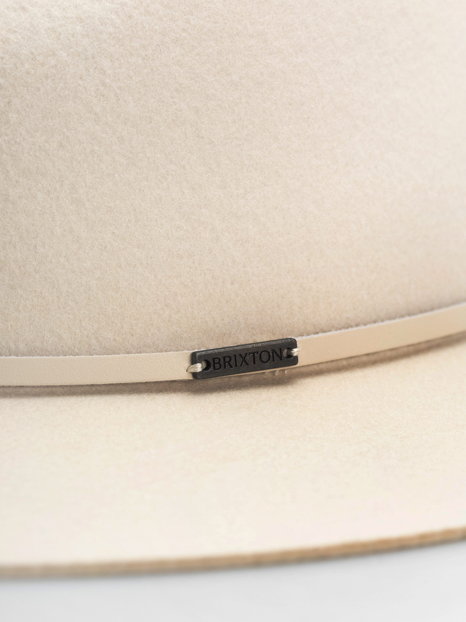 Pălărie Brixton Wesley Fedora (off white)