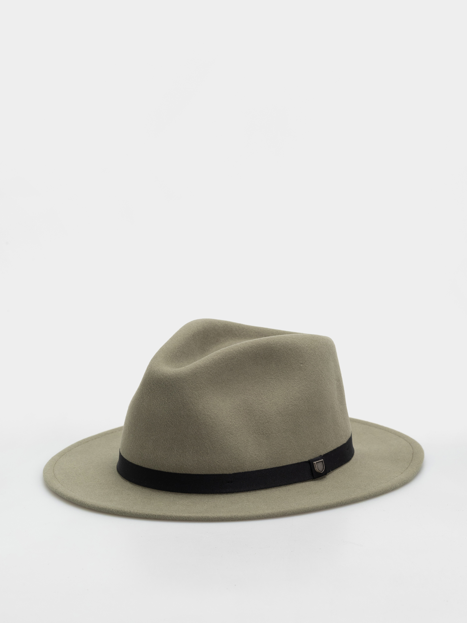 Pălărie Brixton Messer Packable Fedora (olive surplus/black)