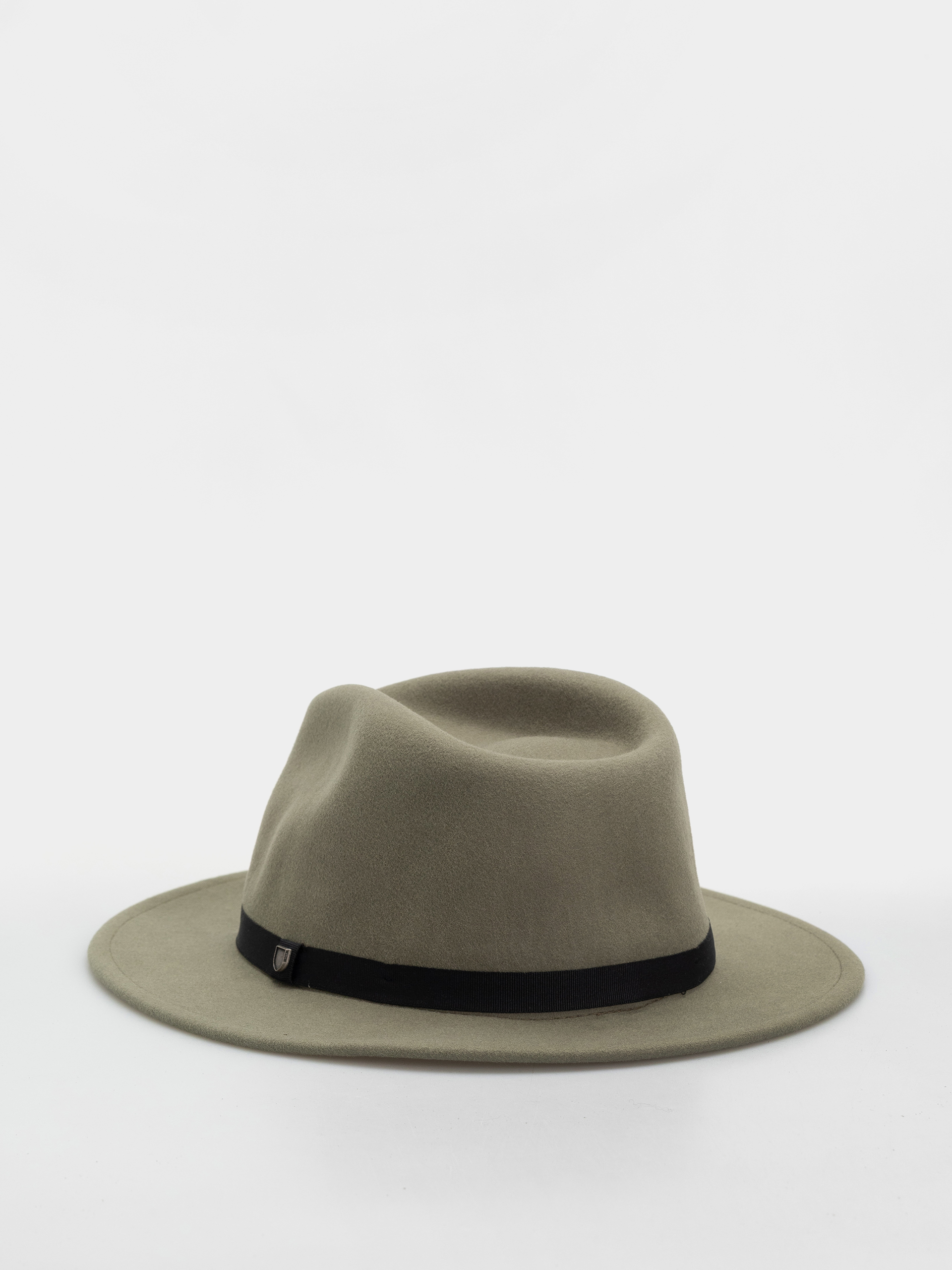 Pălărie Brixton Messer Packable Fedora (olive surplus/black)