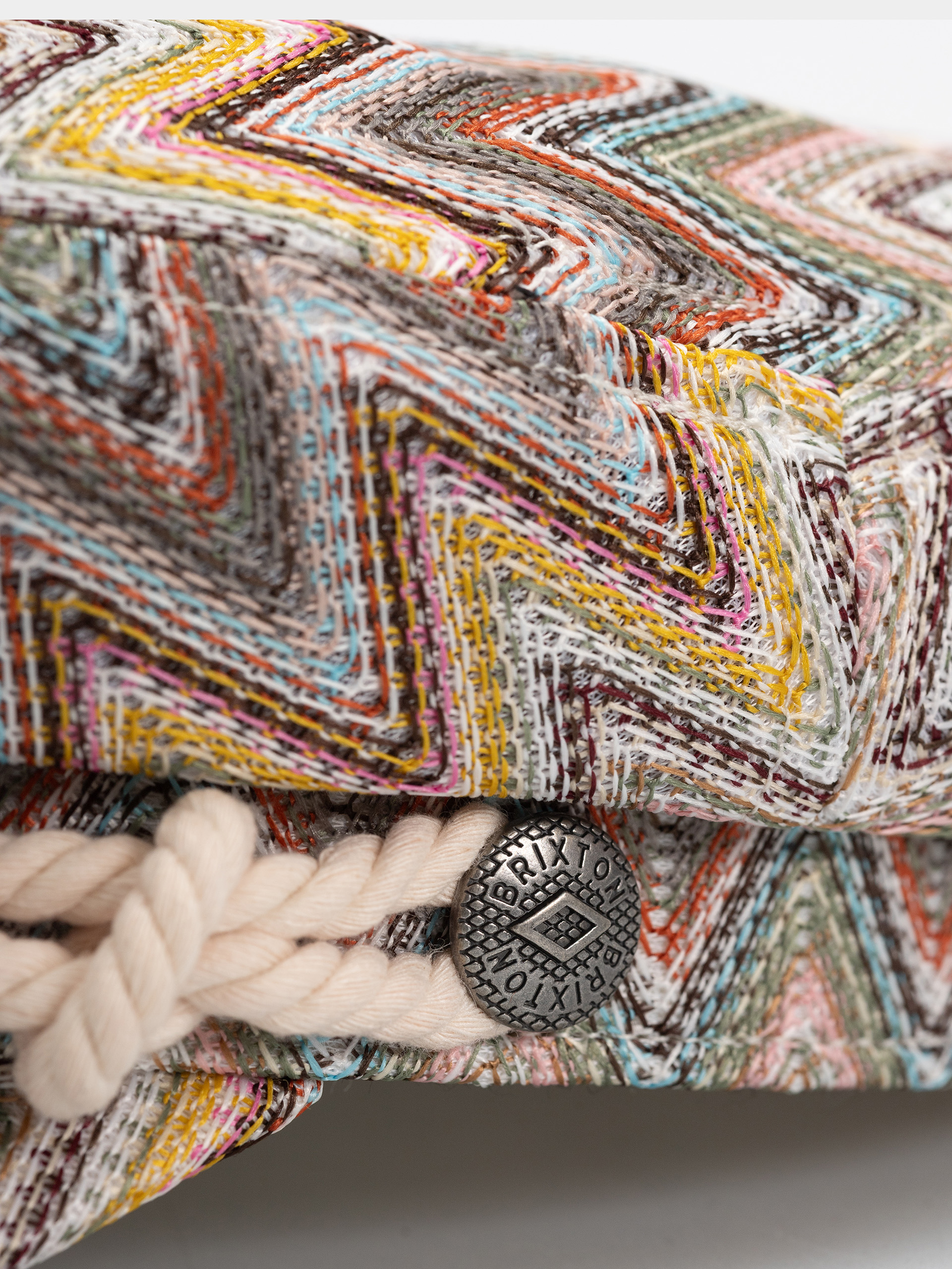 Pălărie cu cozoroc Brixton Fiddler (multi color zigzag)