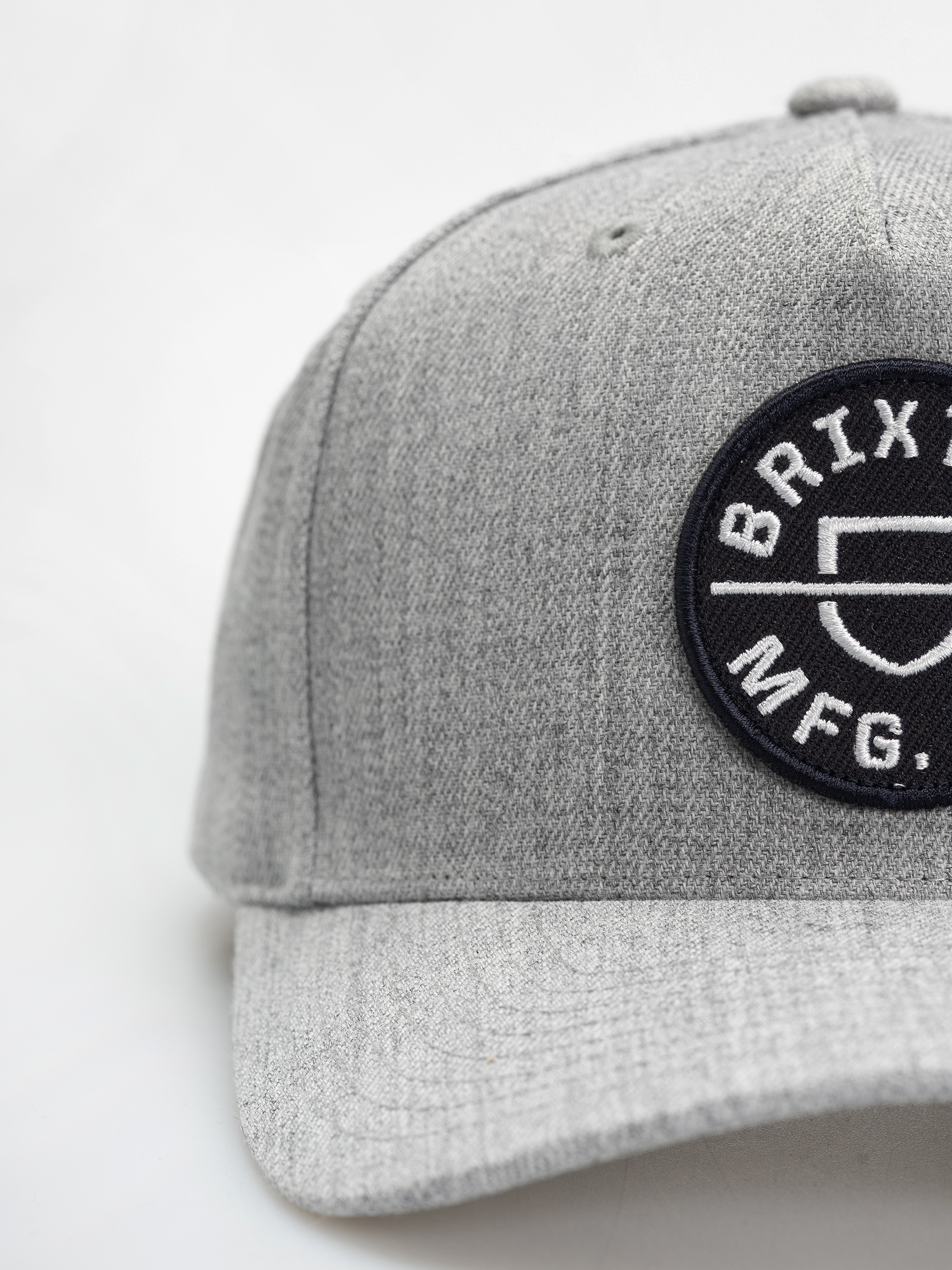 Șapcă Brixton Crest C Mp Snapback (light heather grey/light heath)