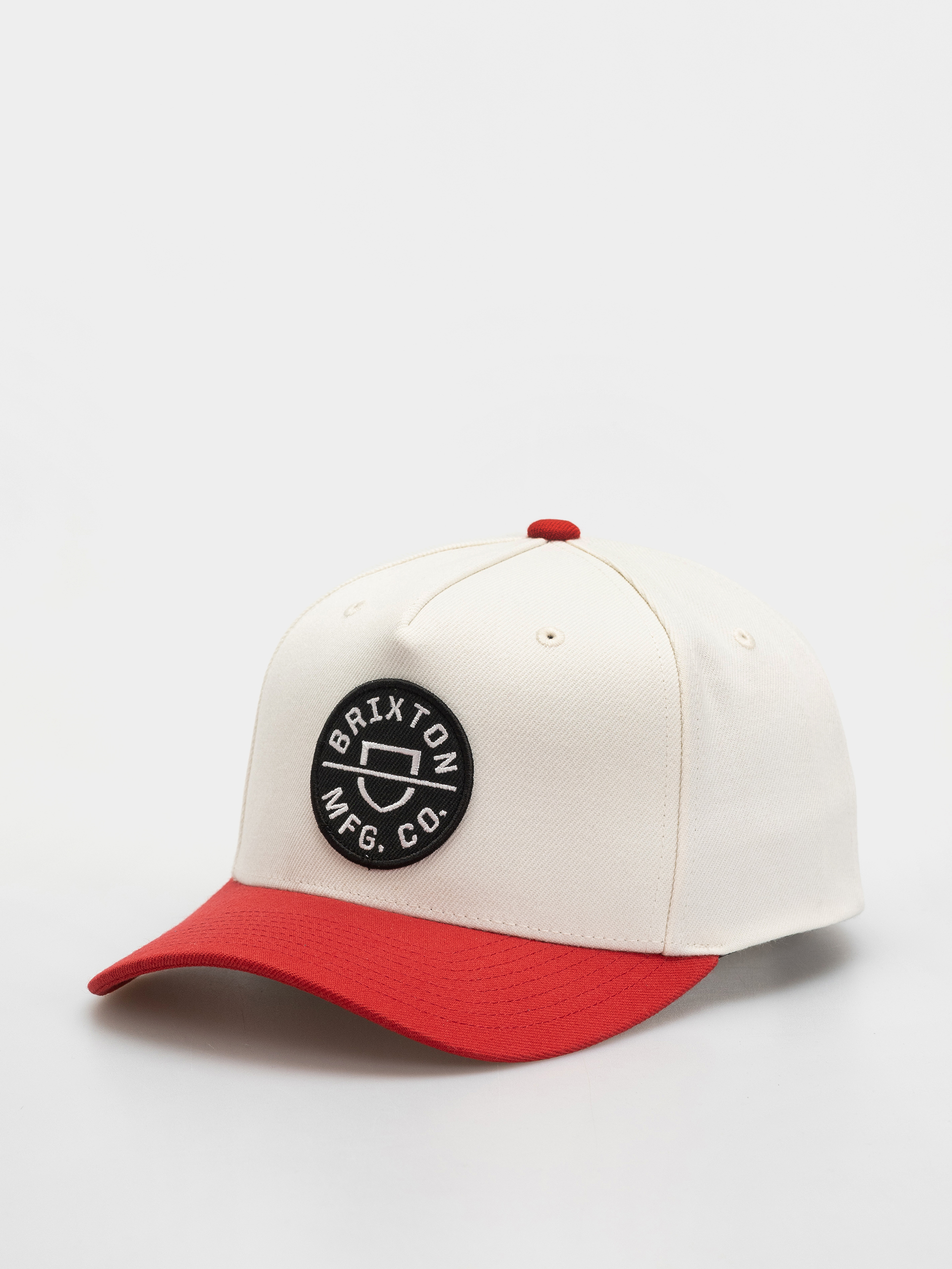 Șapcă Brixton Crest C Mp Snapback (off white/adrenaline rush)