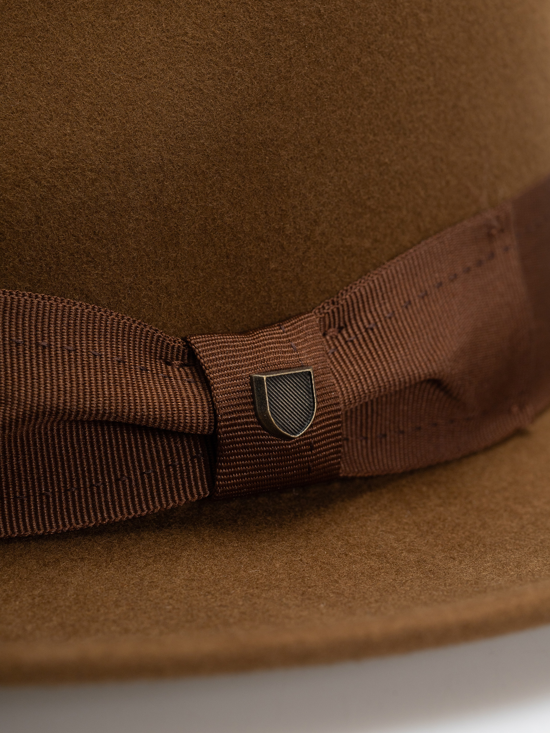 Pălărie Brixton Swindle Convertabrim Fedora (coffee/light brown)