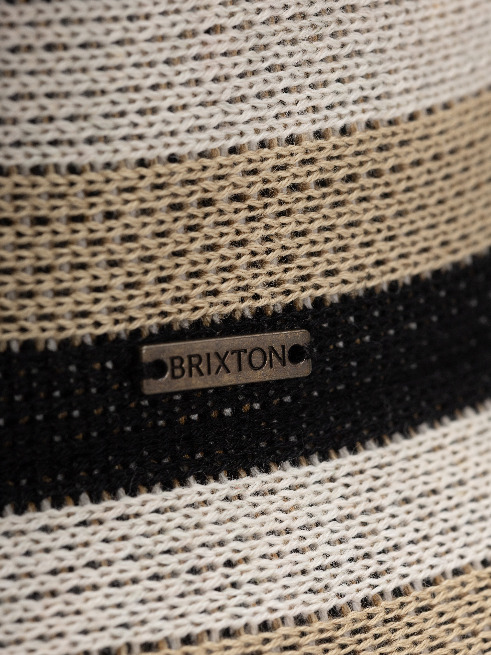 Pălărie Brixton Lisboa Knit Packable Bucket Ha Wmn (black/sand/whitecap)