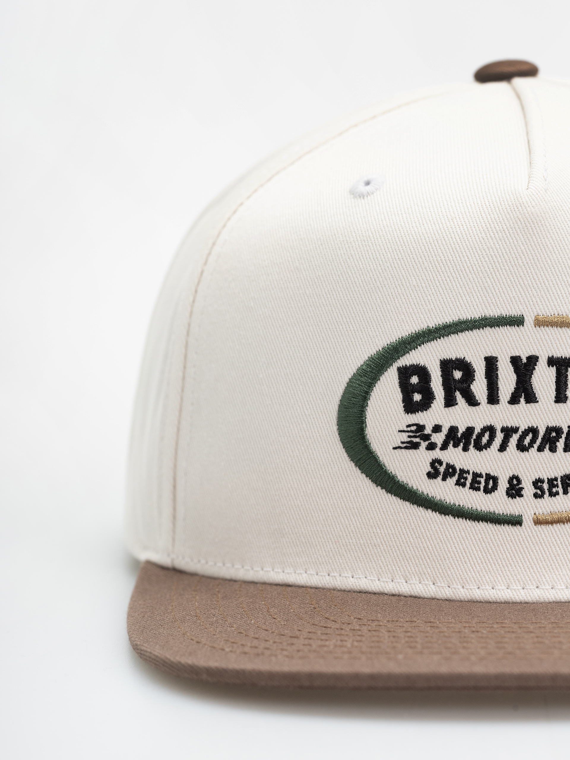 Șapcă Brixton Rhett Mp Snpk (off white/pinecone brown)