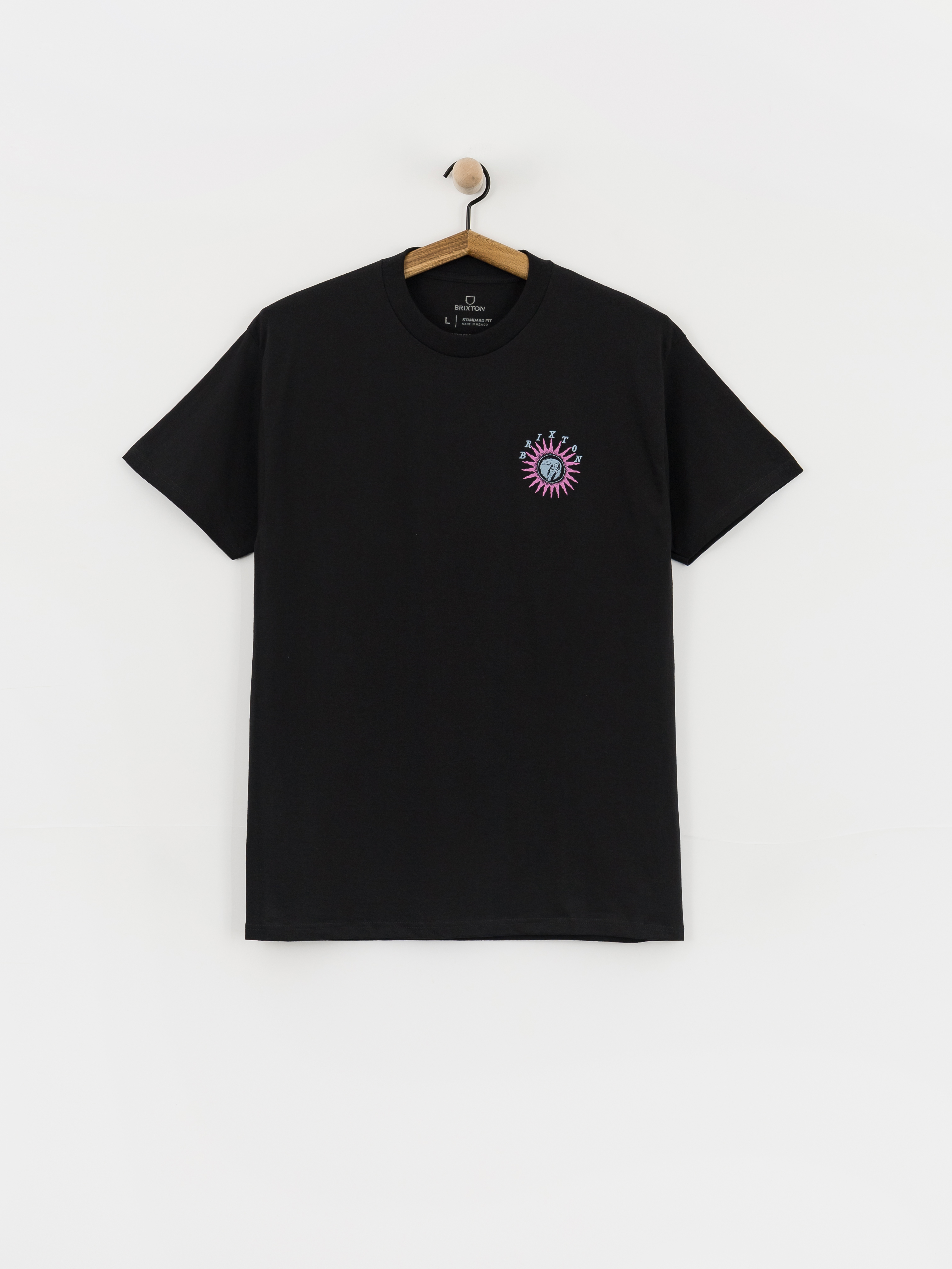 Tricou Brixton Dark Paradise Std (black)