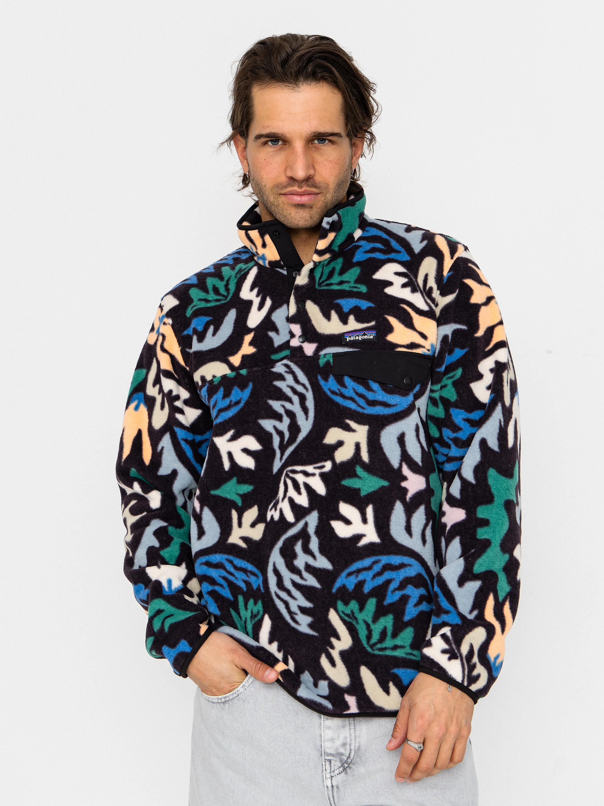 Hanorac din fleece Patagonia Lightweight Synchilla Snap T