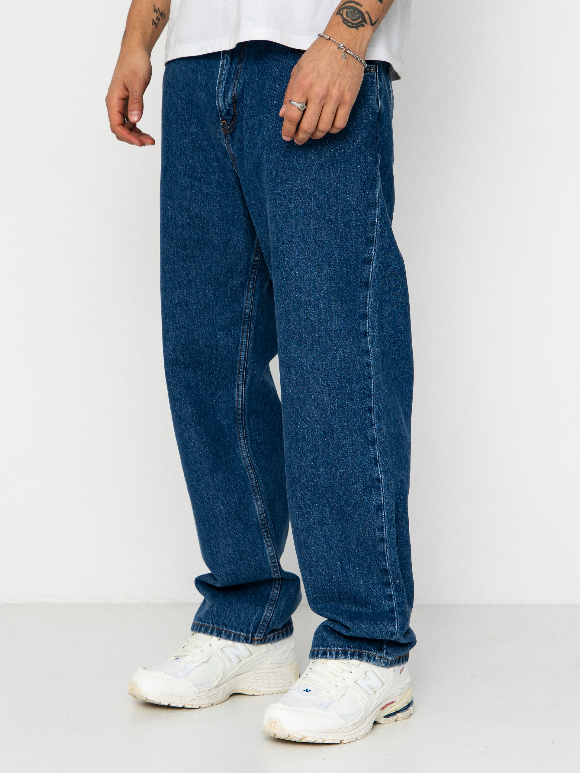 Pantaloni Quiksilver Baggy Denim (stone indigo)