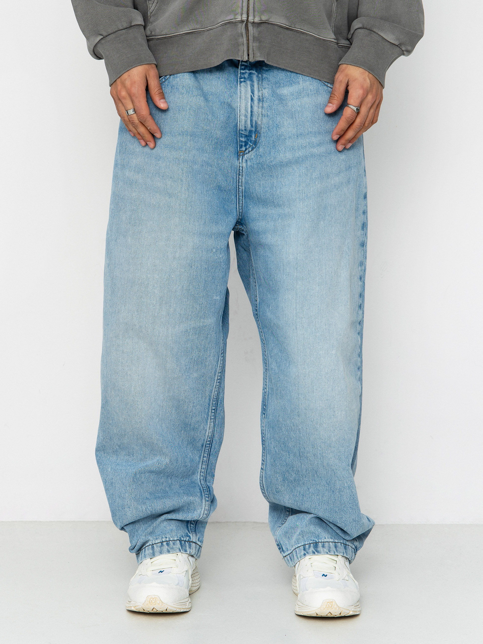 Pantaloni Carhartt WIP Brandon (blue heavy worn bleached)