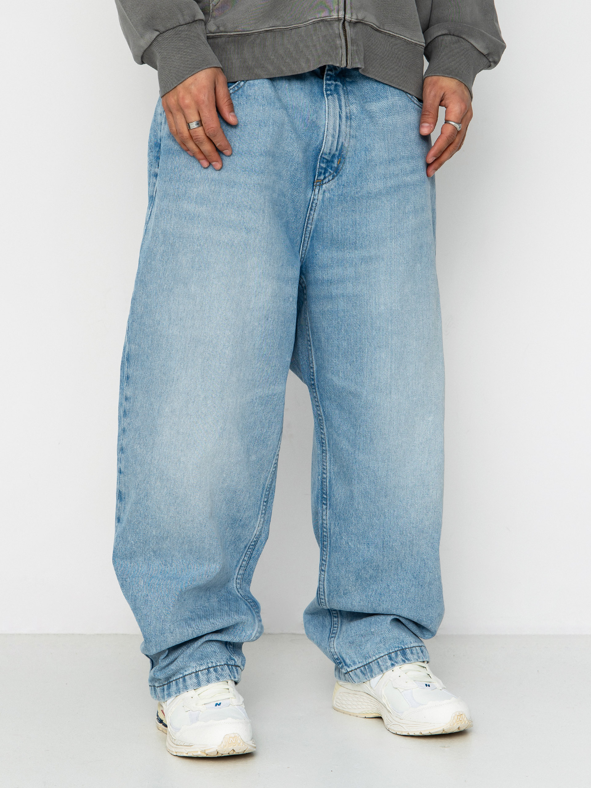 Pantaloni Carhartt WIP Brandon (blue heavy worn bleached)