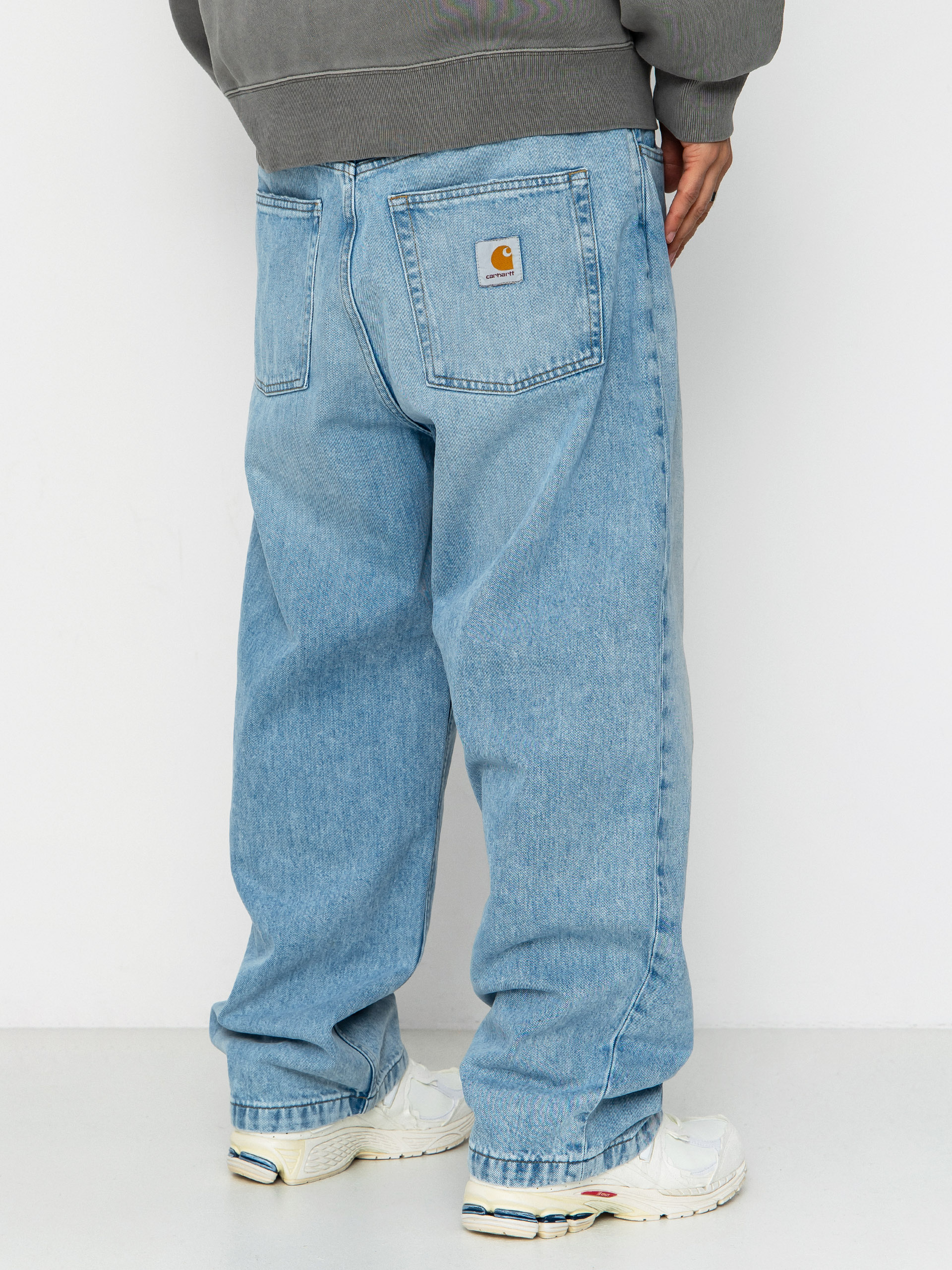 Pantaloni Carhartt WIP Brandon (blue heavy worn bleached)