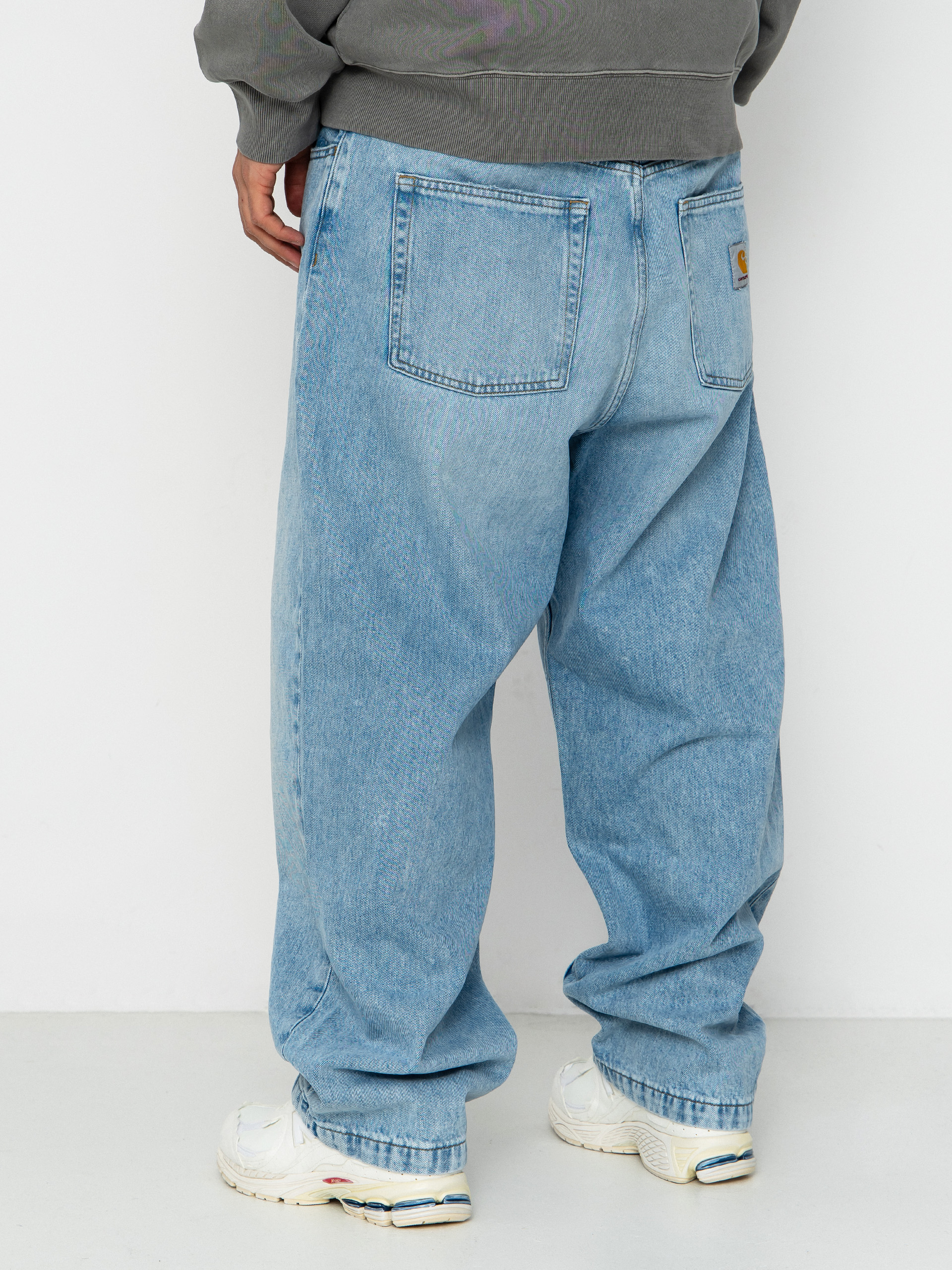 Pantaloni Carhartt WIP Brandon (blue heavy worn bleached)