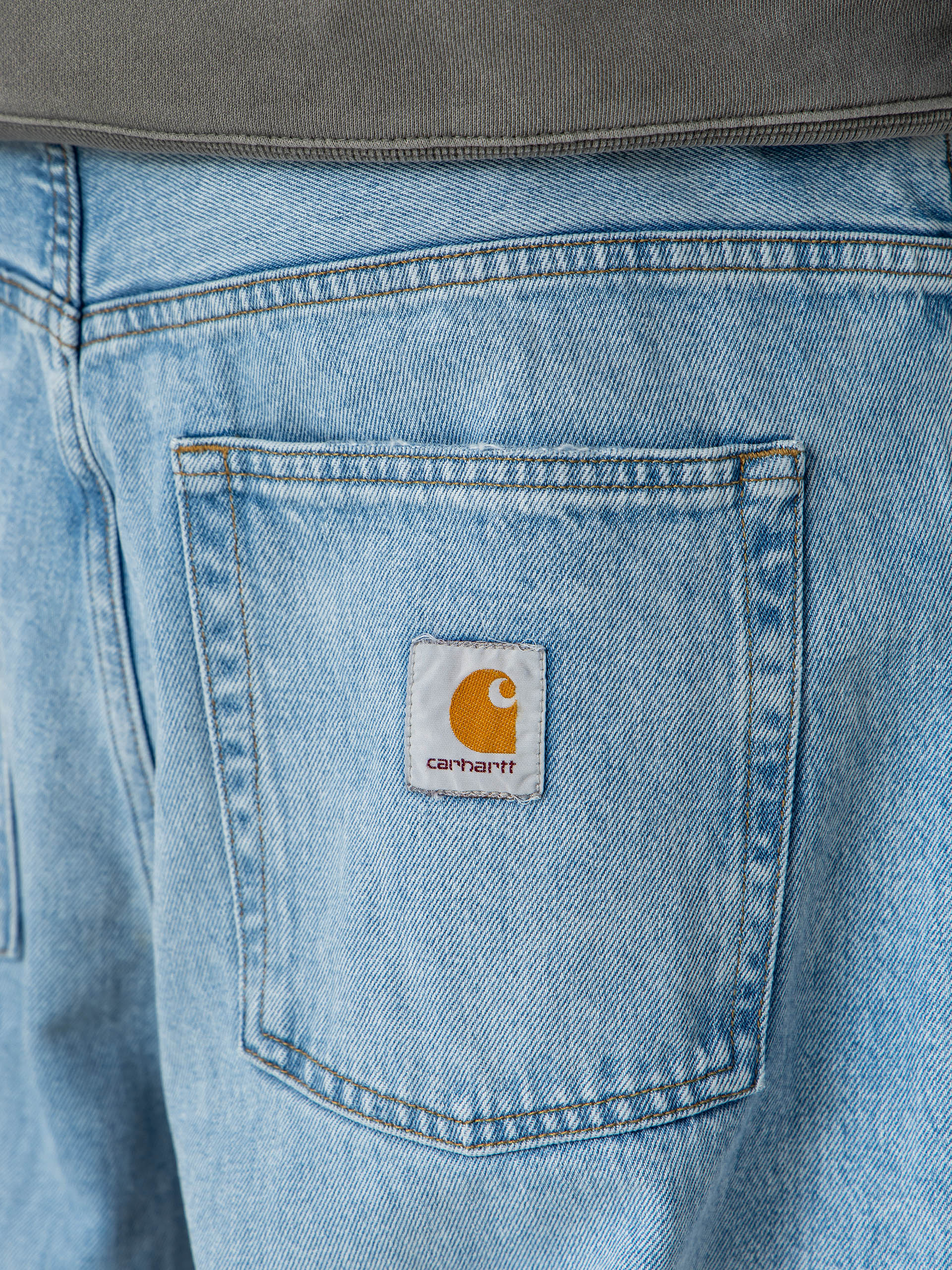 Pantaloni Carhartt WIP Brandon (blue heavy worn bleached)