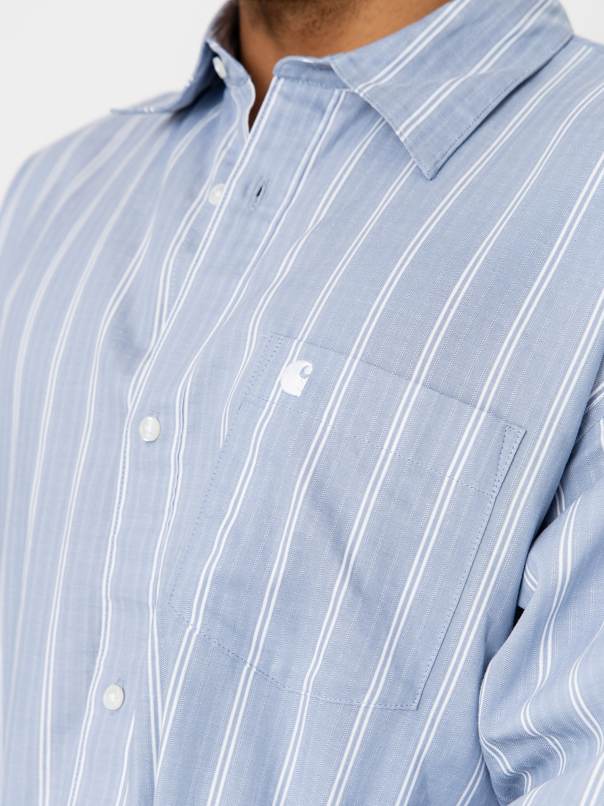 Cămașă Carhartt WIP Beale (beale stripe/gentle blue/white)