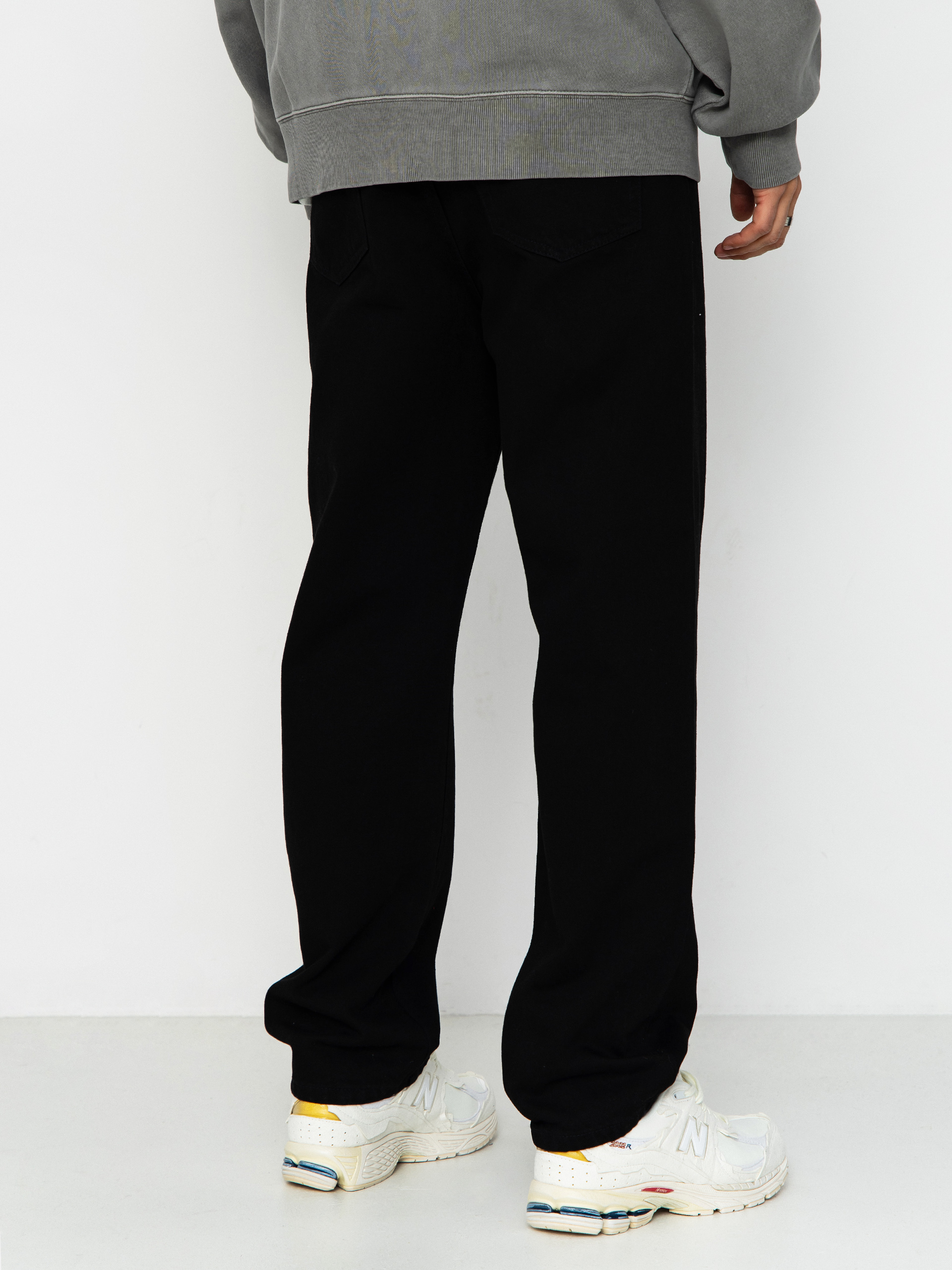 Pantaloni Carhartt WIP Aaron (black rinsed)