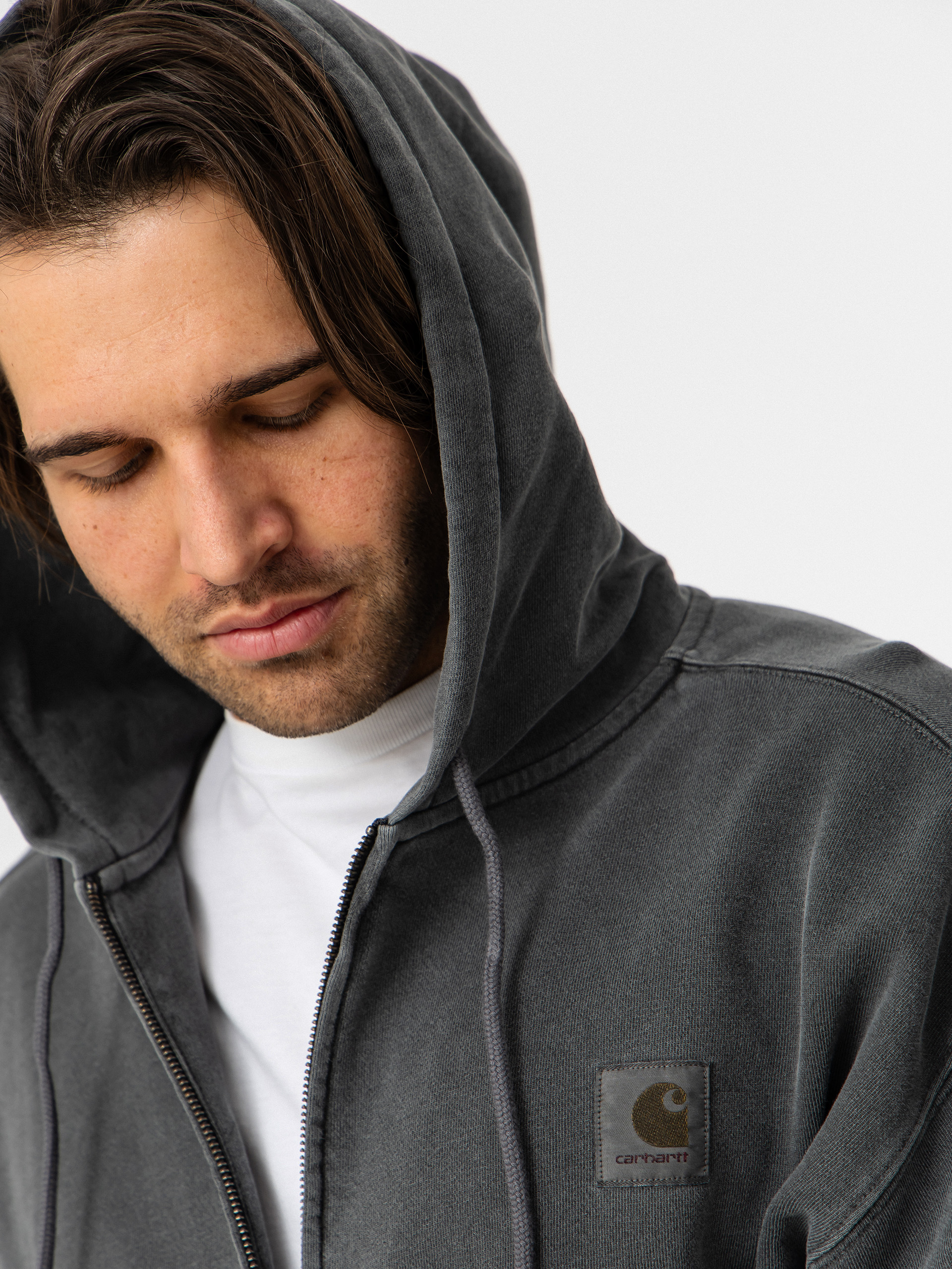 Hanorac cu glugă Carhartt WIP Nelson ZHD (black)