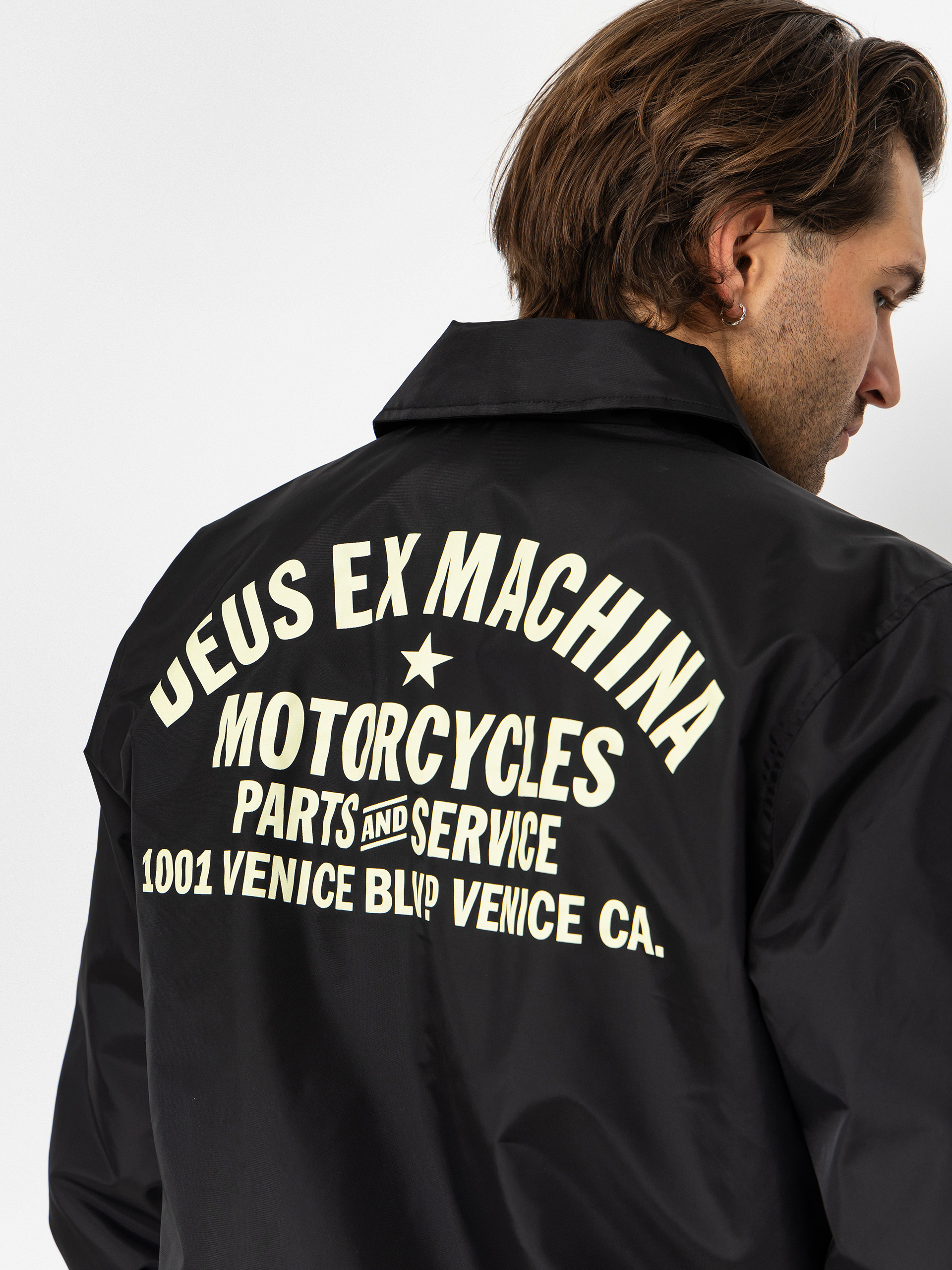Geacă Deus Ex Machina Venice Coach (black)