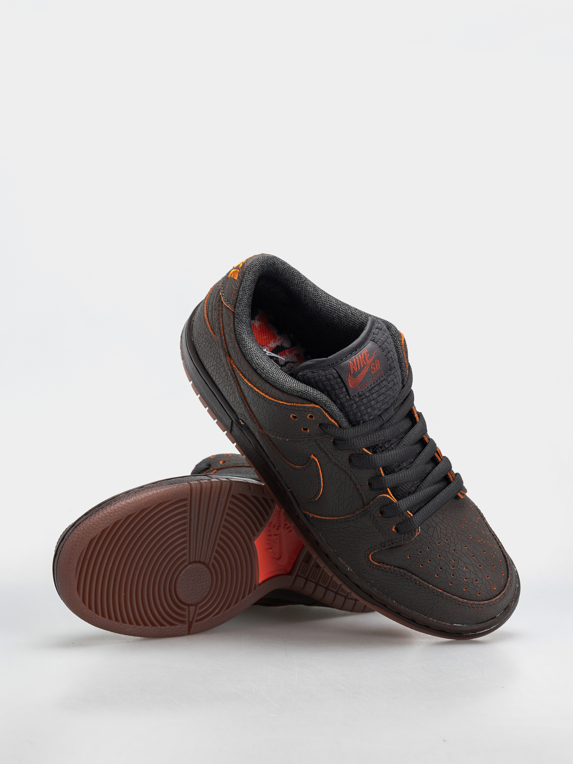 Pantofi Nike SB Dunk Low Pro Prm (dk smoke grey/campfire orange black)