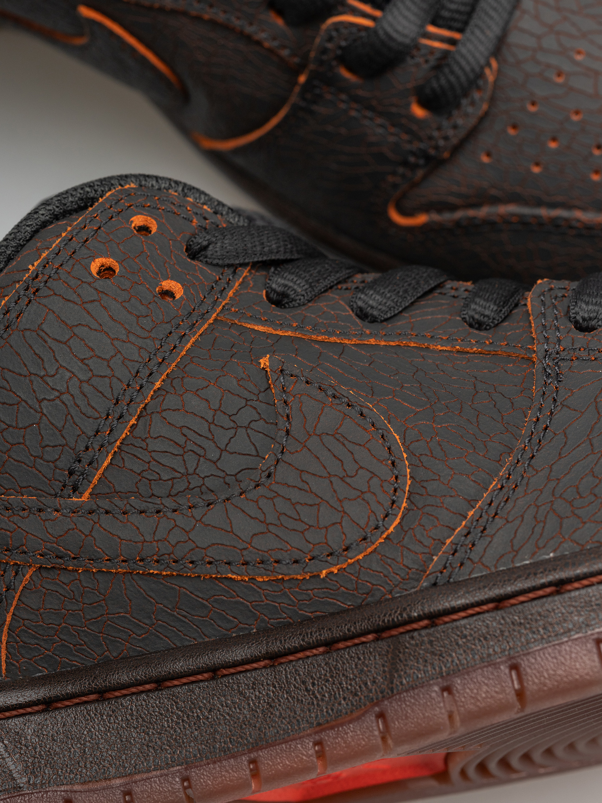 Pantofi Nike SB Dunk Low Pro Prm (dk smoke grey/campfire orange black)