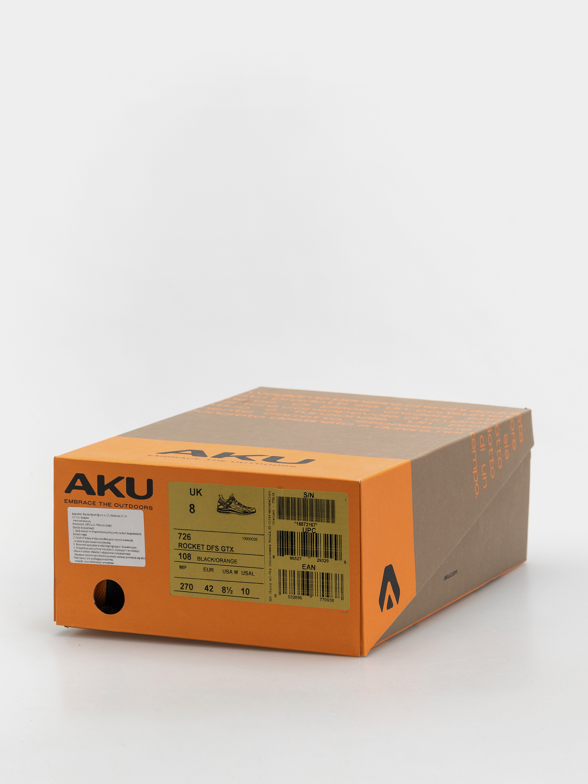 Pantofi AKU Rocket DFS GTX (black/orange)