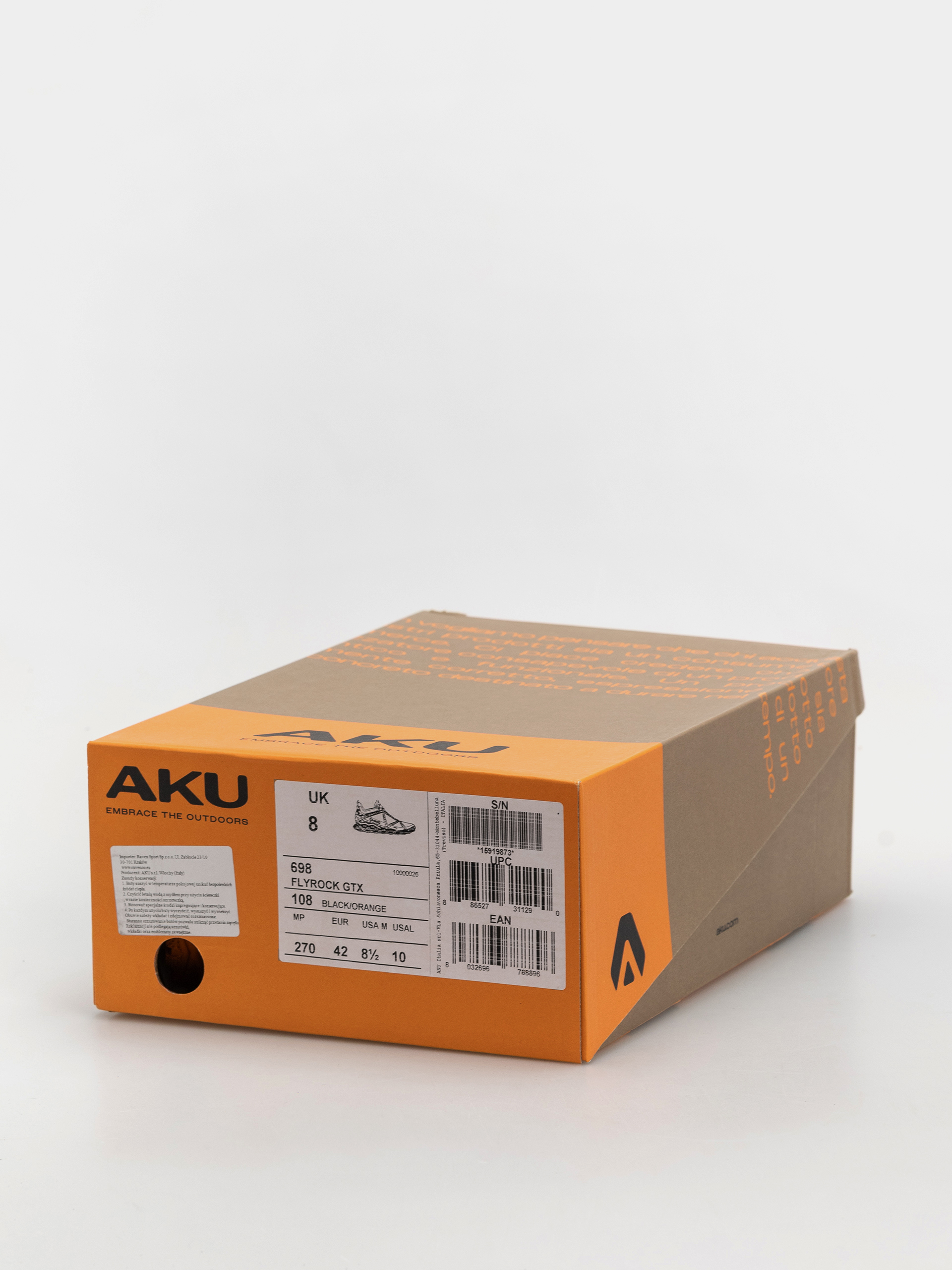 Pantofi AKU Flyrock GTX (black/orange)