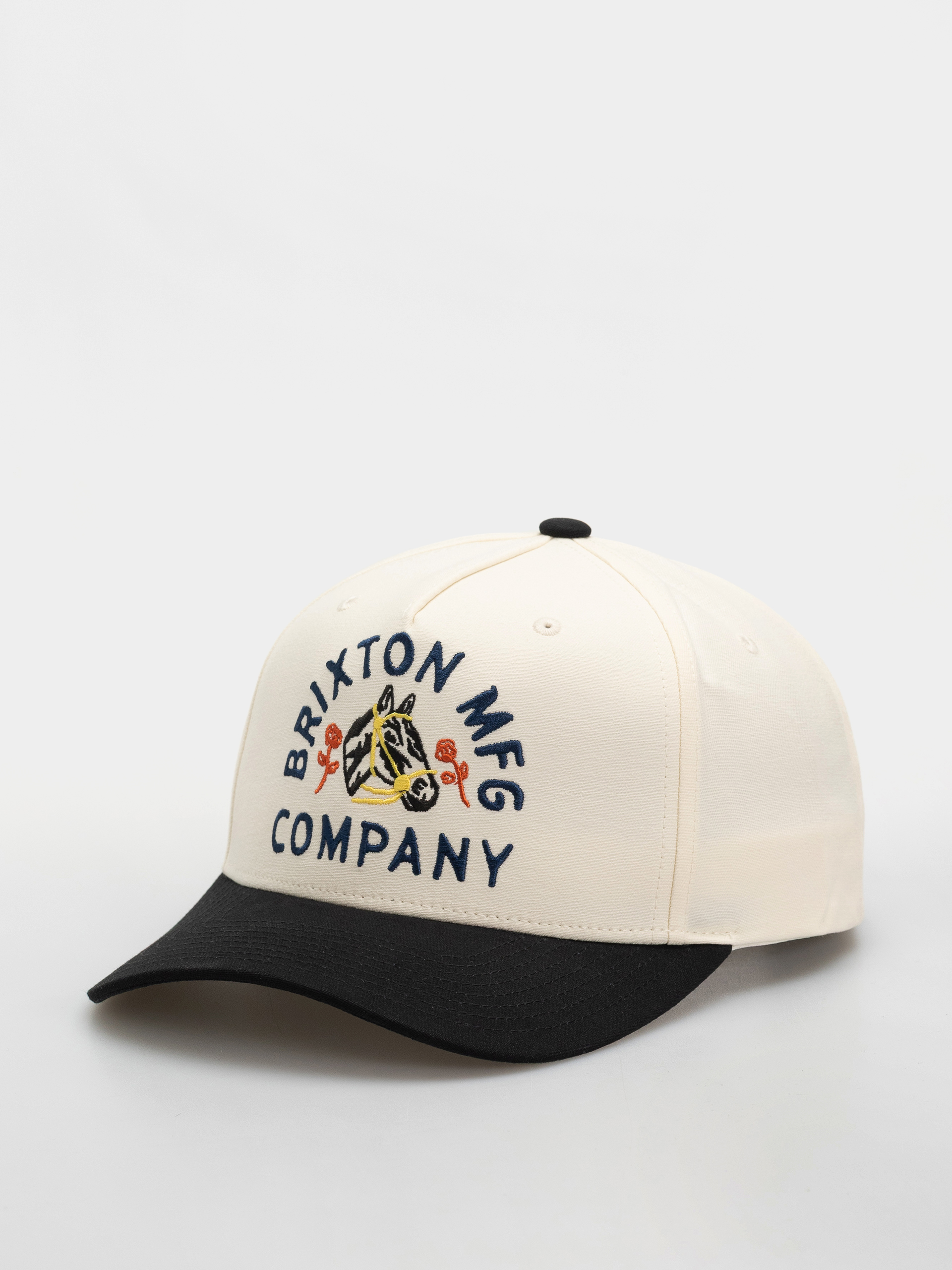 Șapcă Brixton Trophy Horse C Np Mp Snpbk Wmn (black/off white)