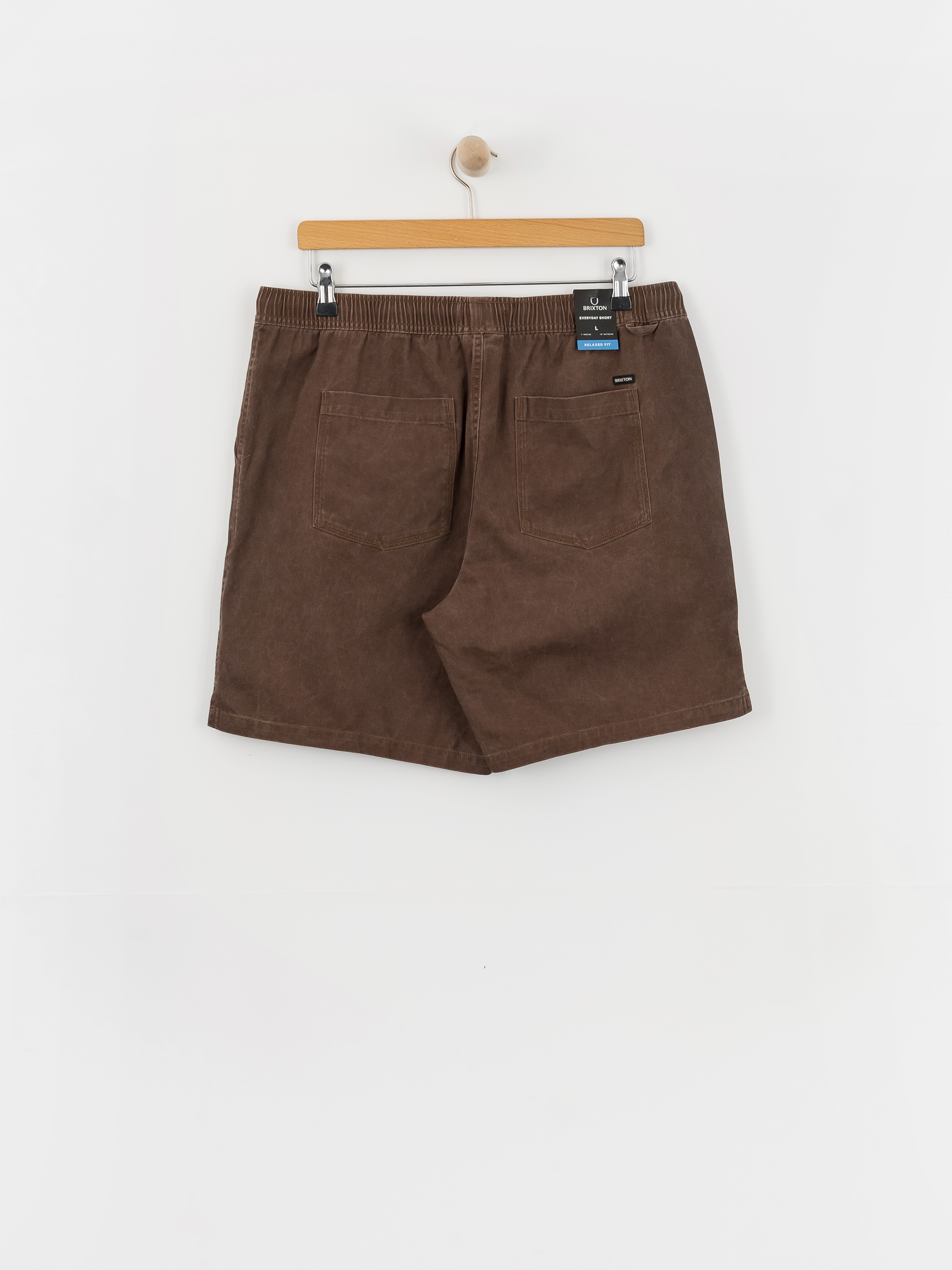 Pantaloni scurți Brixton Everyday Vintage Wash (chocolate)