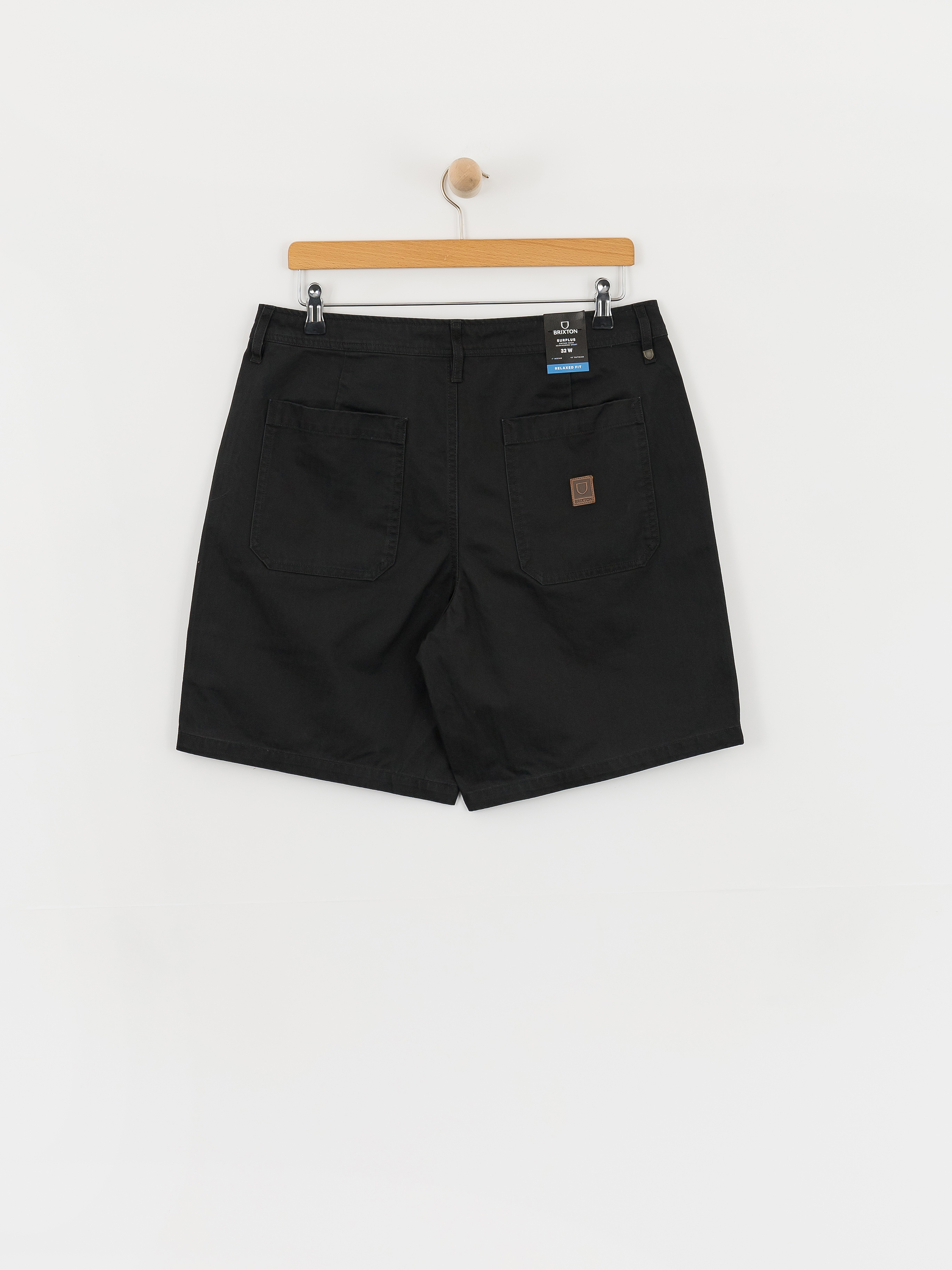 Pantaloni scurți Brixton Surplus Vw Herringbone (washed black)