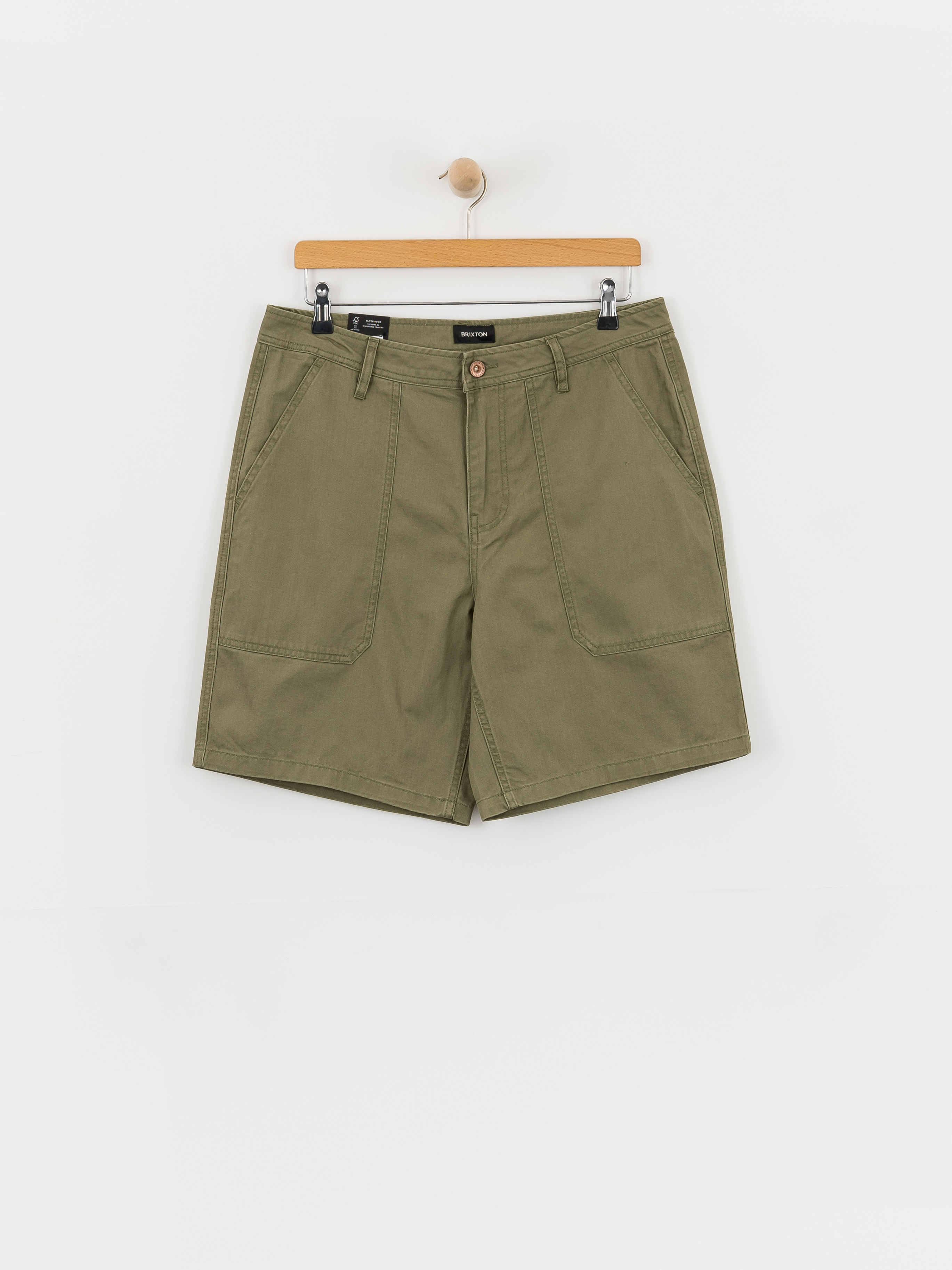 Pantaloni scuru021bi Brixton Surplus Vw Herringbone (washed olive green)